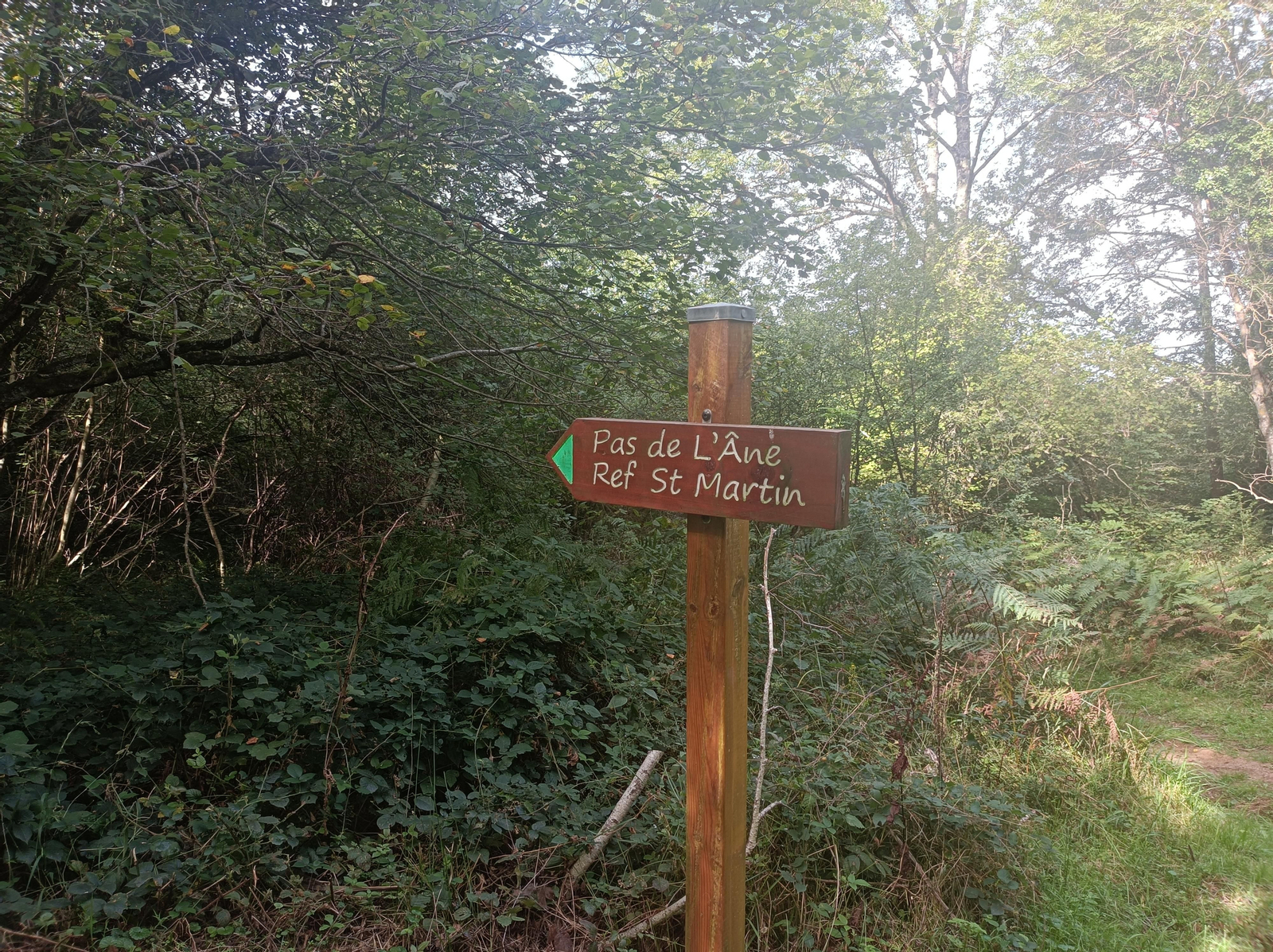 El Paso de l'Ane es el final de primer ascenso, a 974 metros.