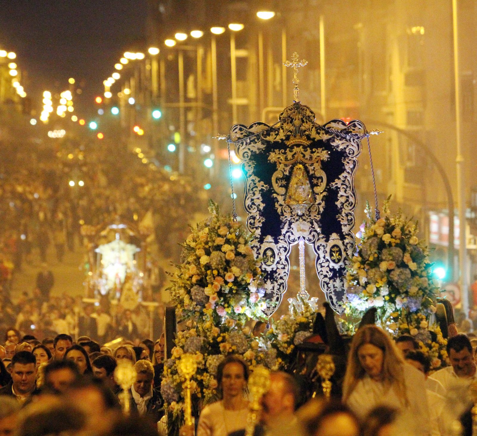 La procesión Magna Rociera en imágenes