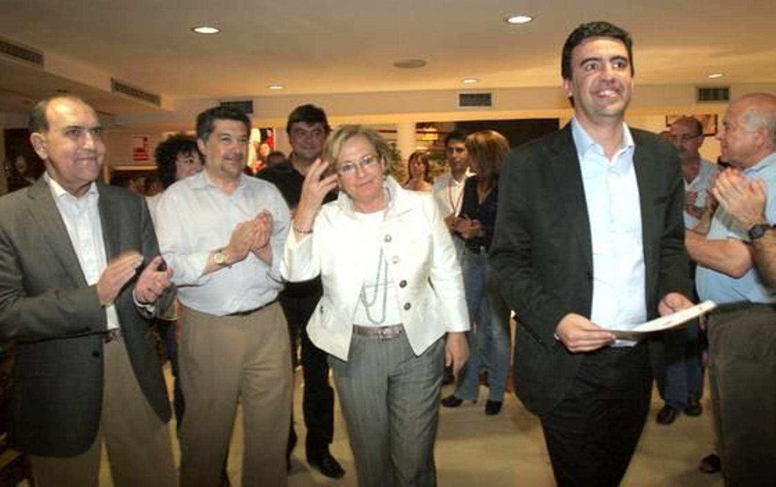 Petronila Guerrero, a su llegada al Hotel Monteconquero. /Josué Correa