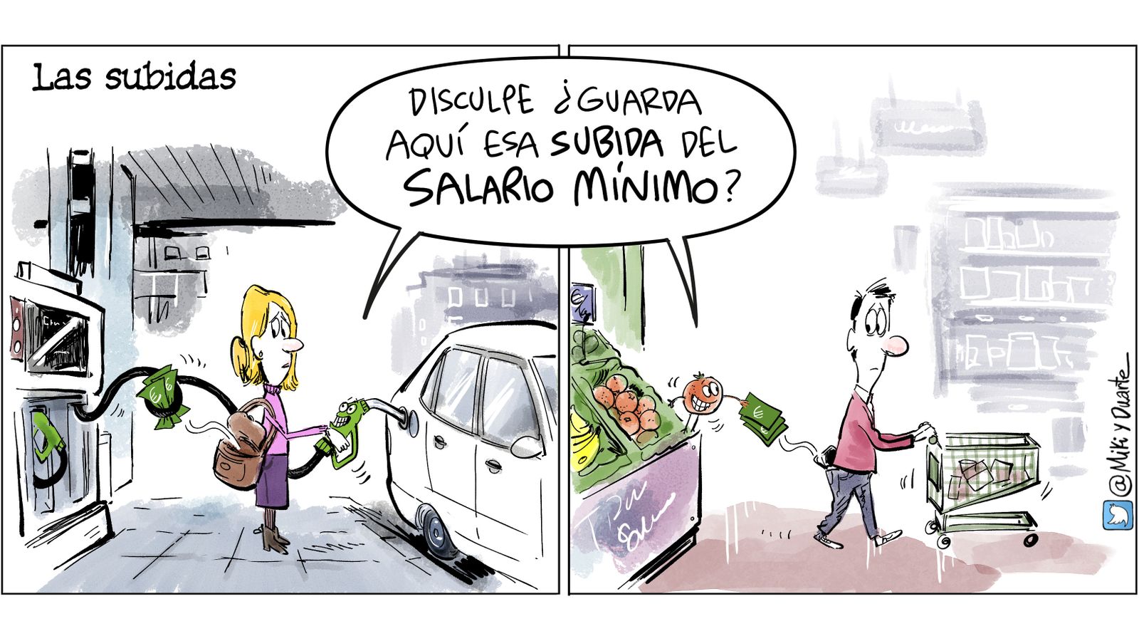 Las subidas