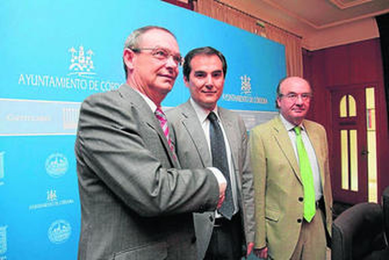Francisco Javier Melero, José Antonio Nieto y Luis Martín.