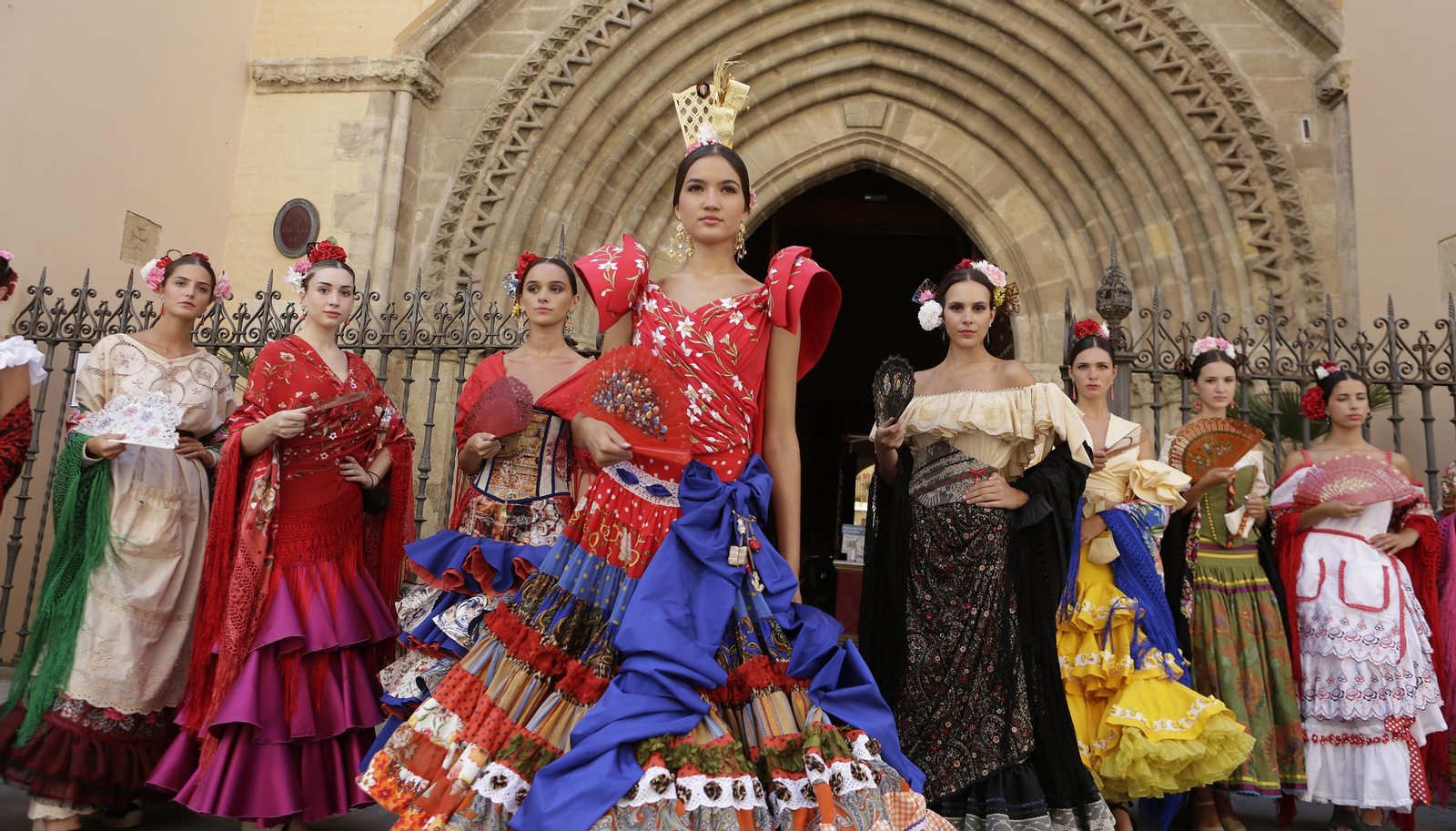 Moda flamenca para la Velá de Santa Ana