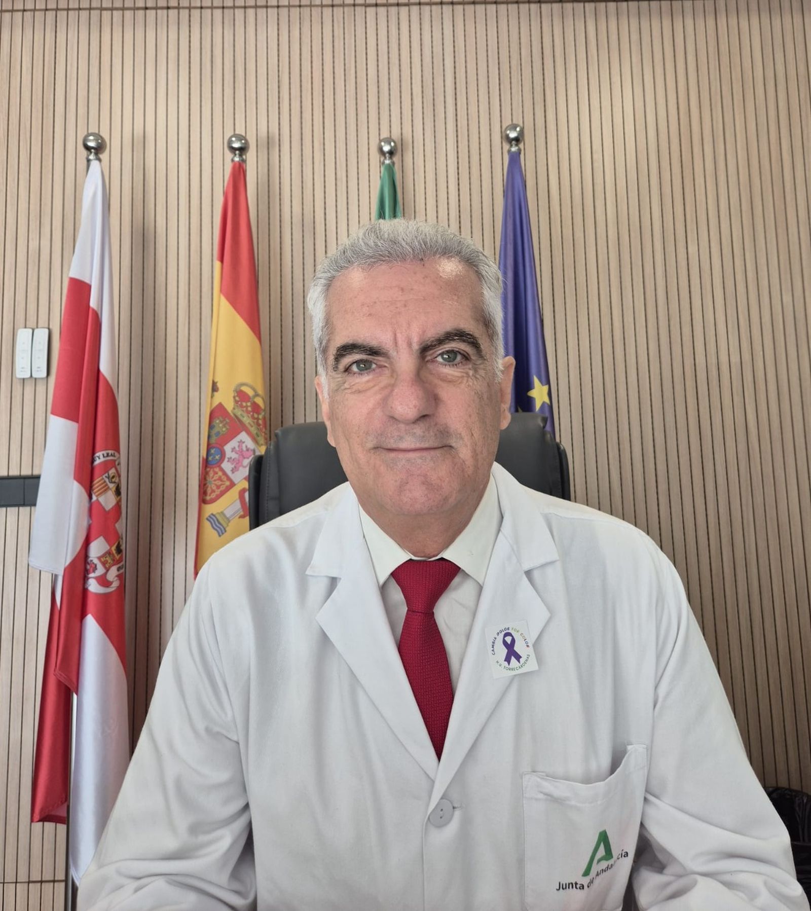 Manuel Vida, director gerente del Hospital Universitario Torrecárdenas y presidente del Comité Organizador de las XV Jornadas de Innovación en Servicios Generales Hospitalarios que se van a celebrar del 11 al 13 de marzo en Almería