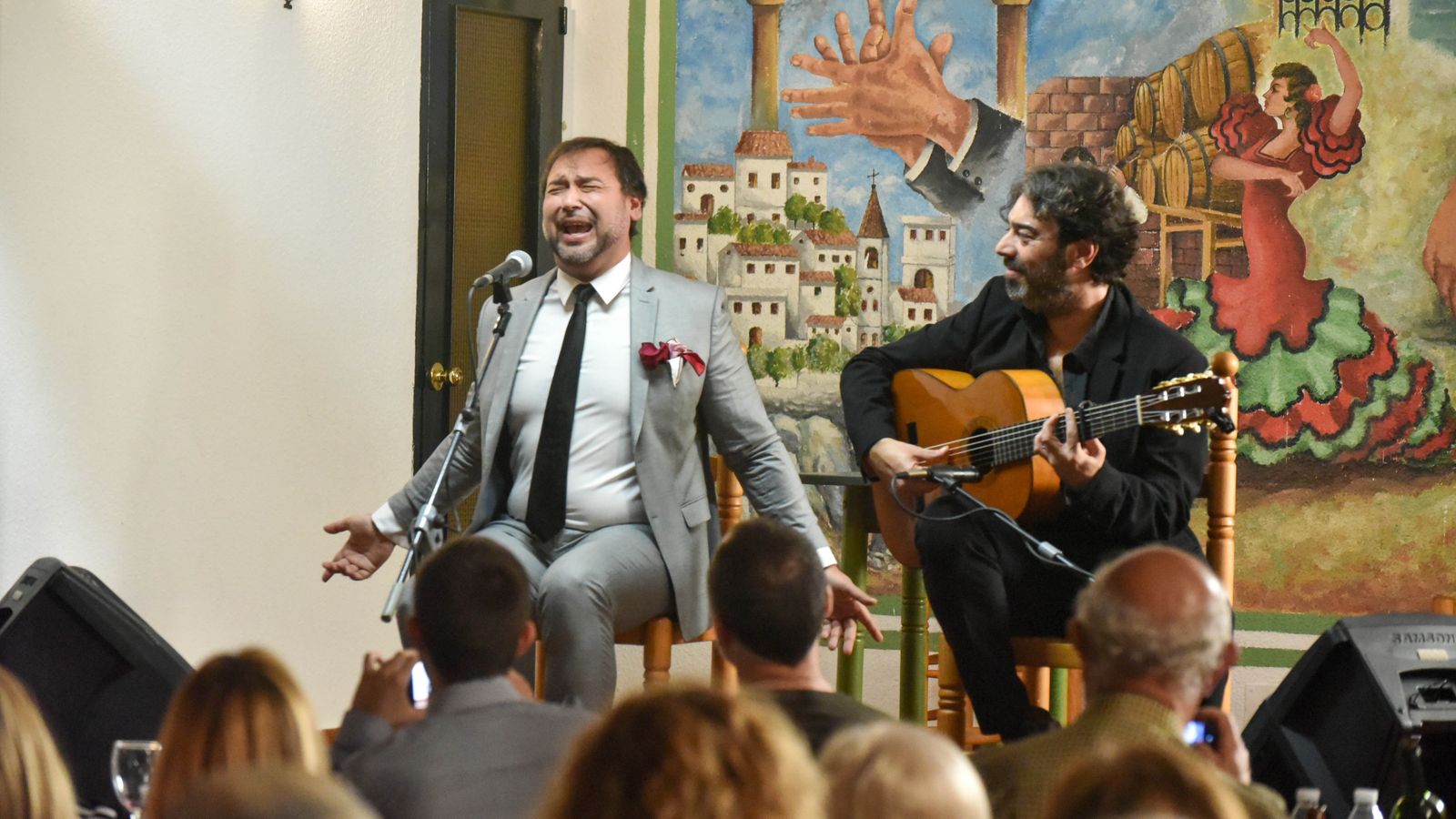 La clausura del Congreso Flamenco Antonio 'El Chaqueta' en La Peña Flamenca Cultural Linense