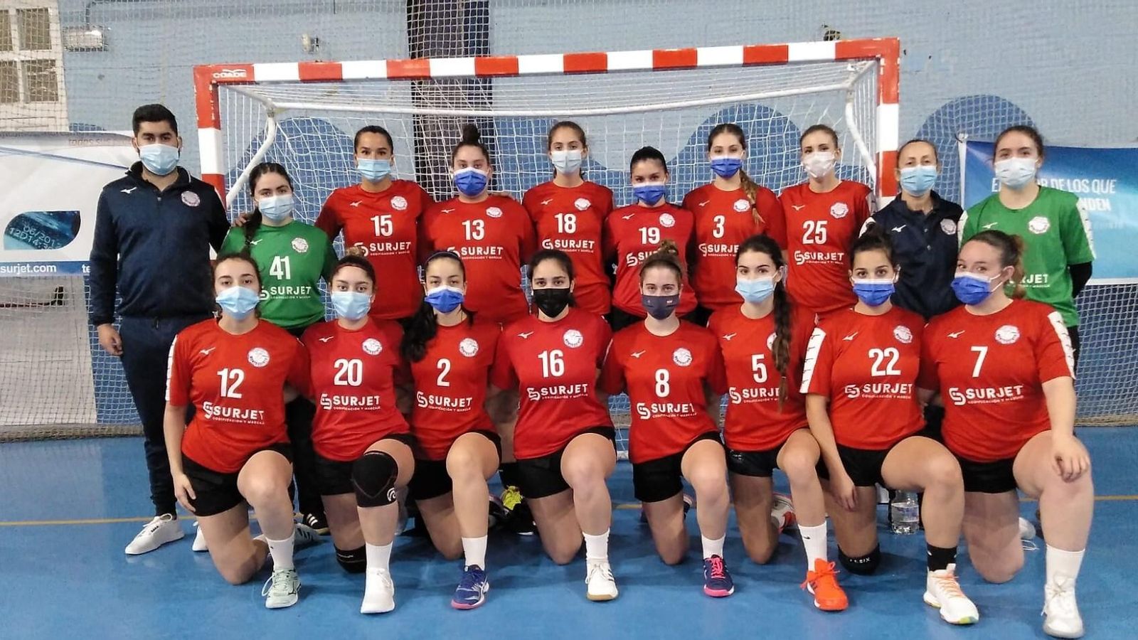 El Surjet Montequinto, antes del partido.