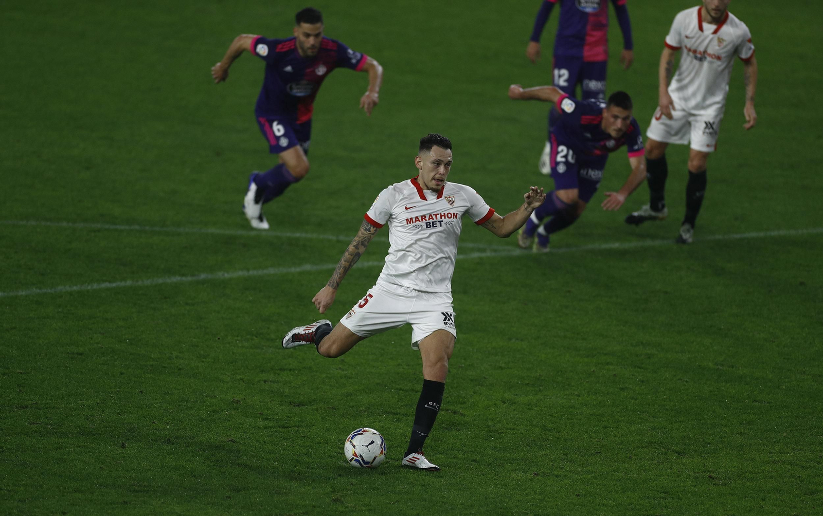 Las imágenes del Sevilla-Valladolid