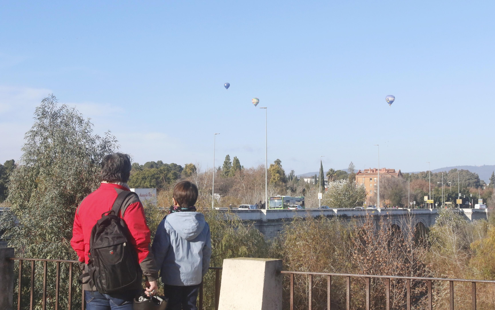 La Cabalgata en globo de los Reyes Magos en Córdoba