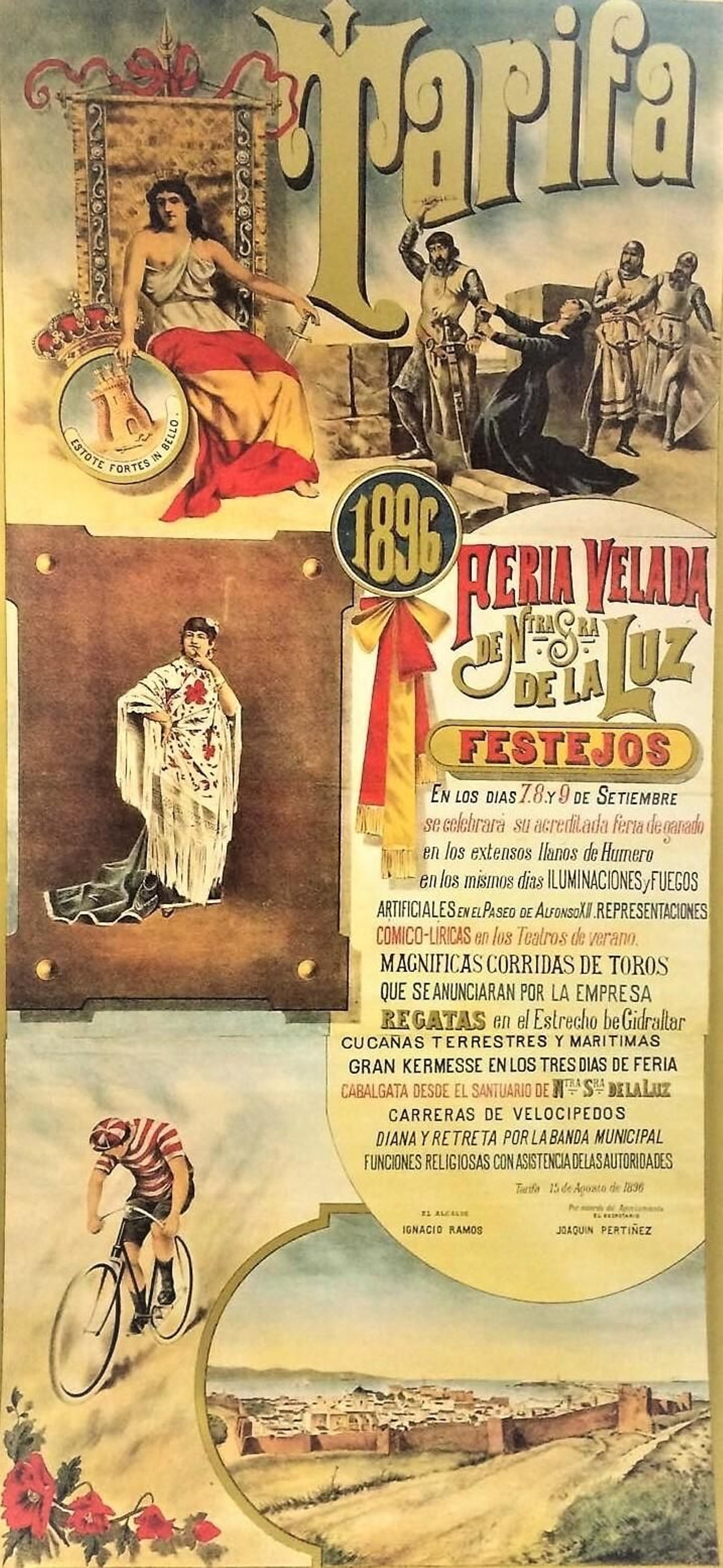El cartel de la feria de 1896.