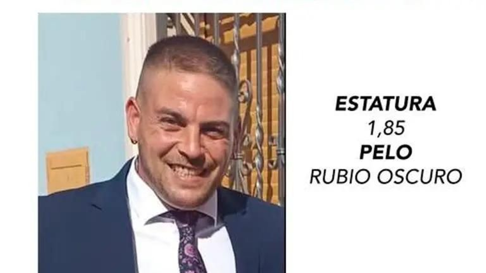 Imagen difundida para encontrar al vecino desaparecido en Torredonjimeno