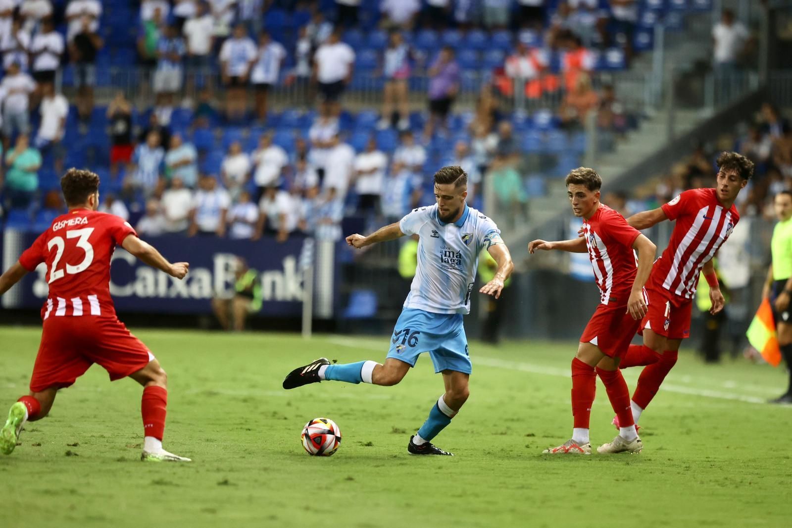 El Málaga CF-Atlético de Madrid B, en fotos