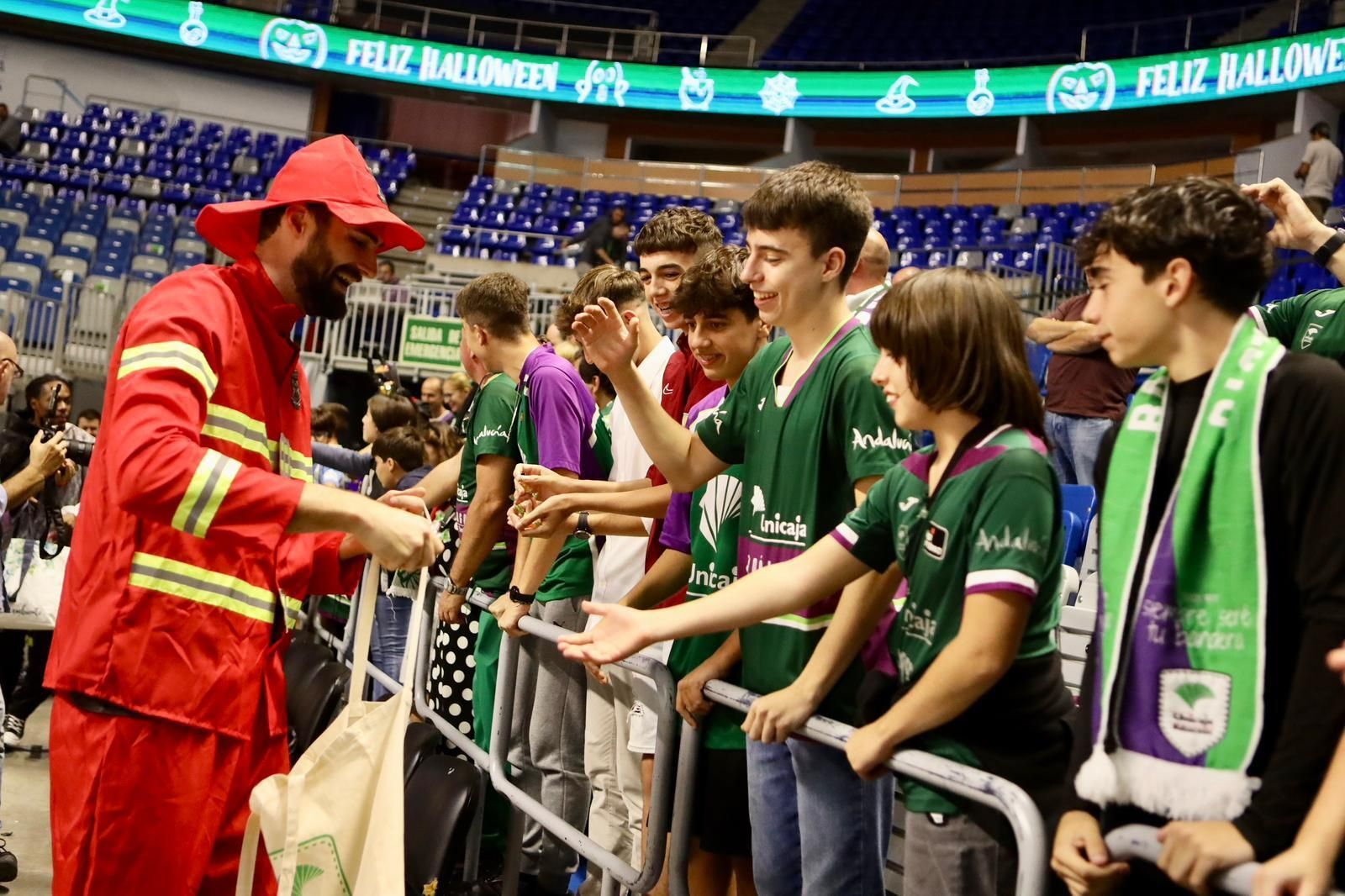 El Halloween del Unicaja, en fotos