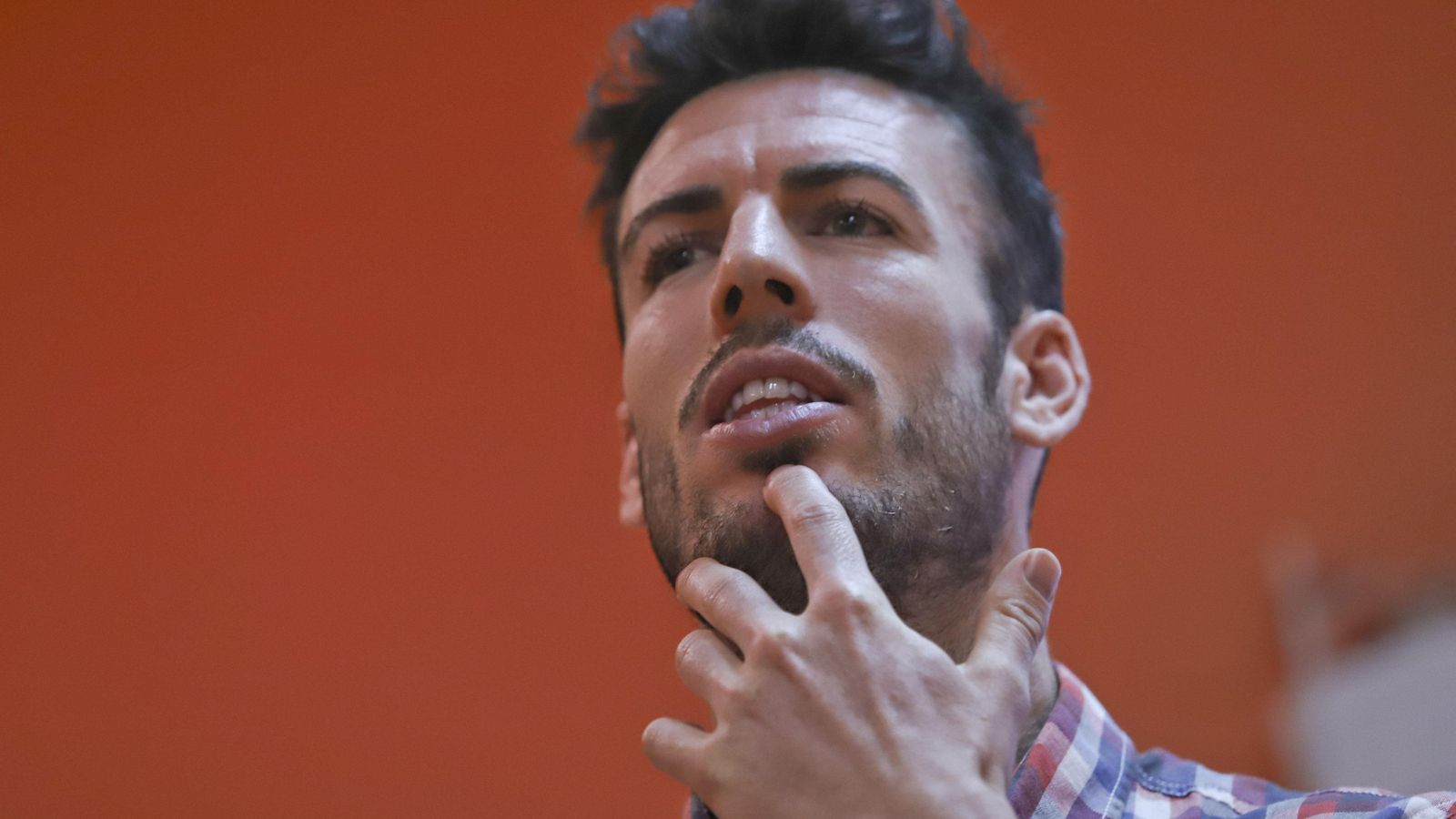 Miguel Roldán Espinosa durante su charla.