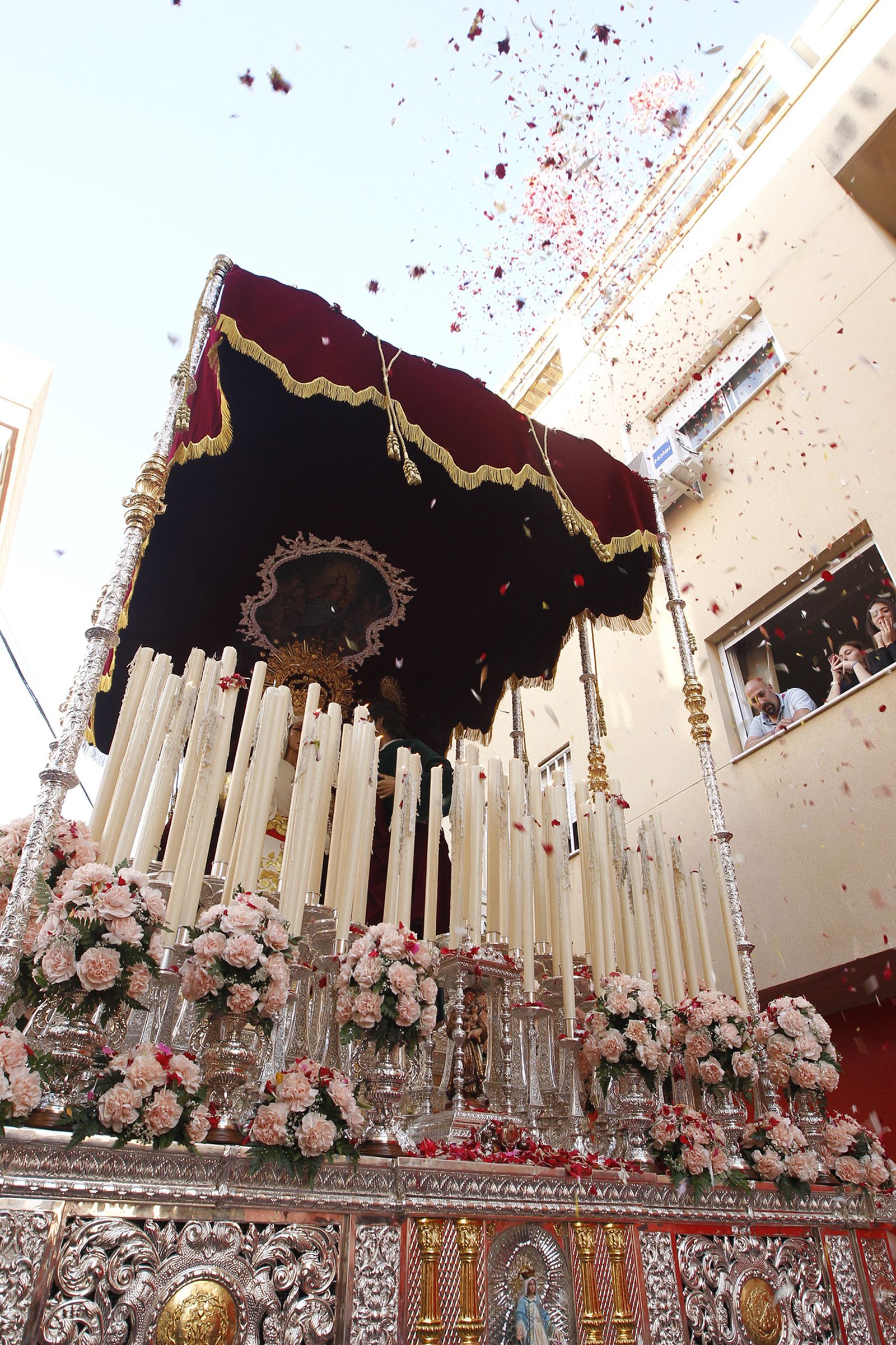 Imágenes de la Procesión de Coronación. Barrio de Los Molinos. Semana Santa Almería 2019