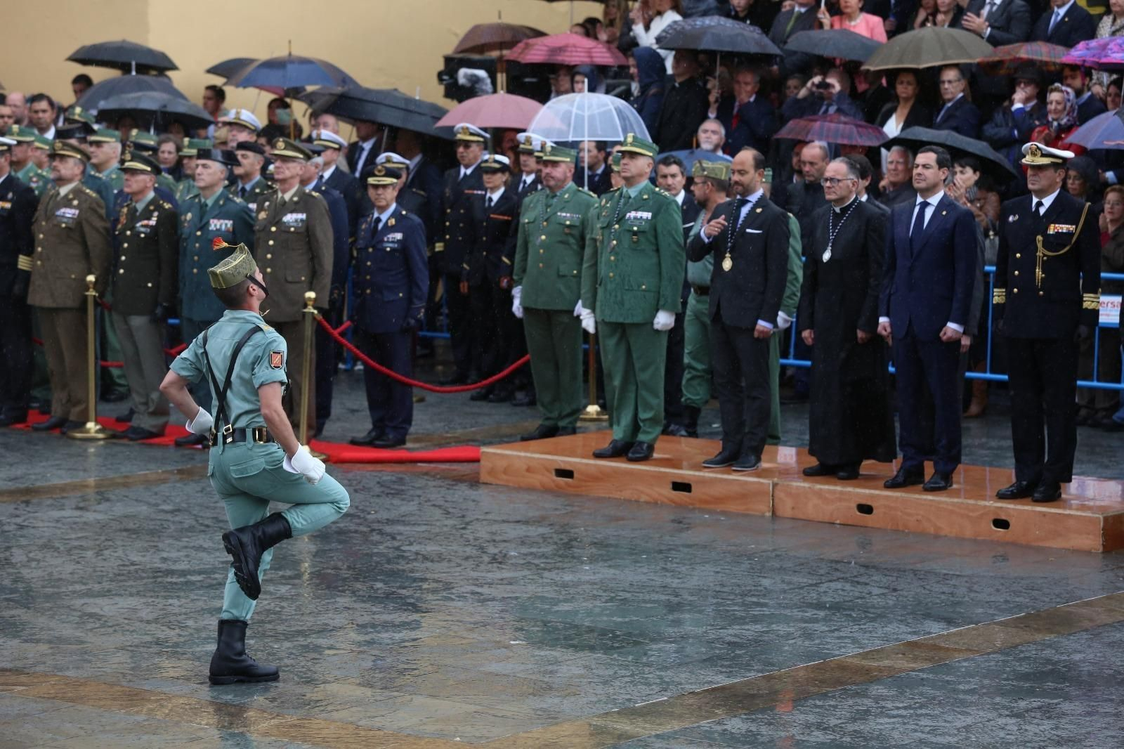Las fotos del desembarco de la Legión en Málaga