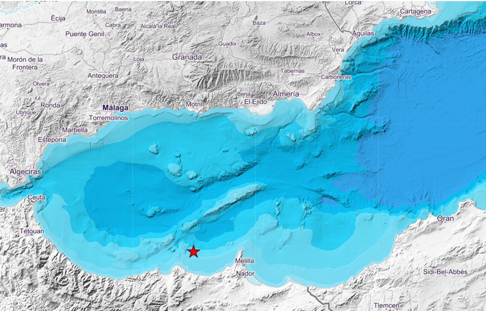 Un terremoto de 5,0 con epicentro en Alborán sorprende a la Costa de Granada
