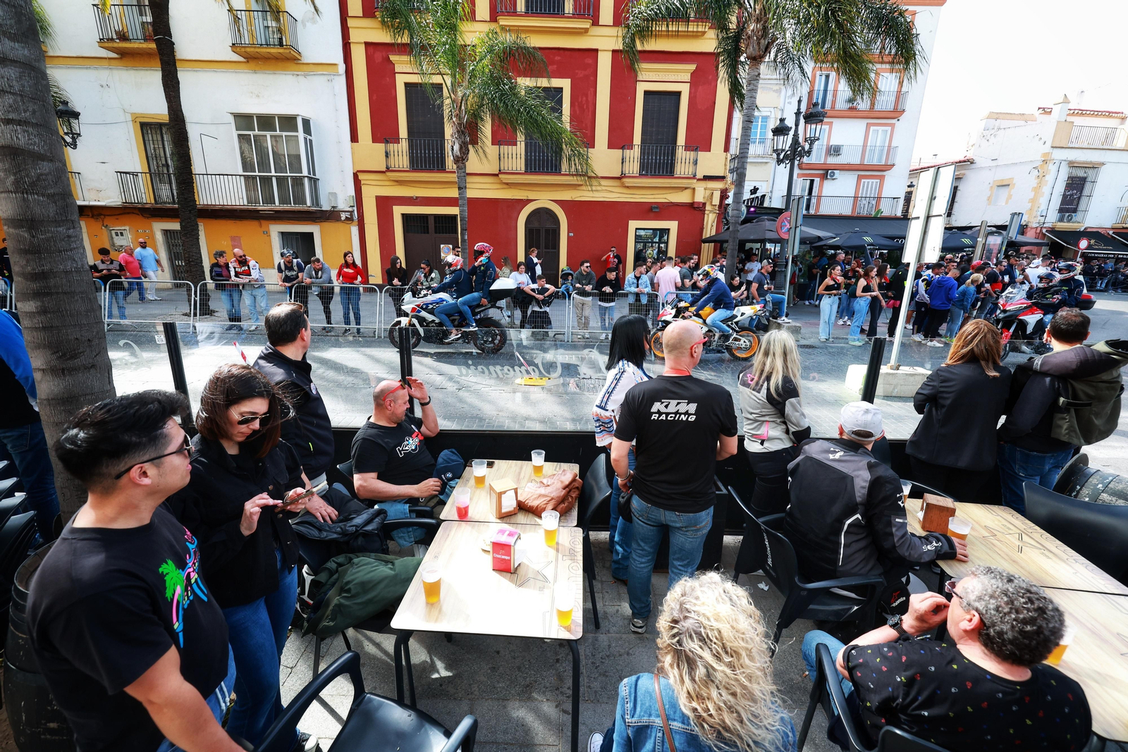 Las imágenes del viernes de Motorada en El Puerto por el Gran Premio de Motociclismo de Jerez 2024