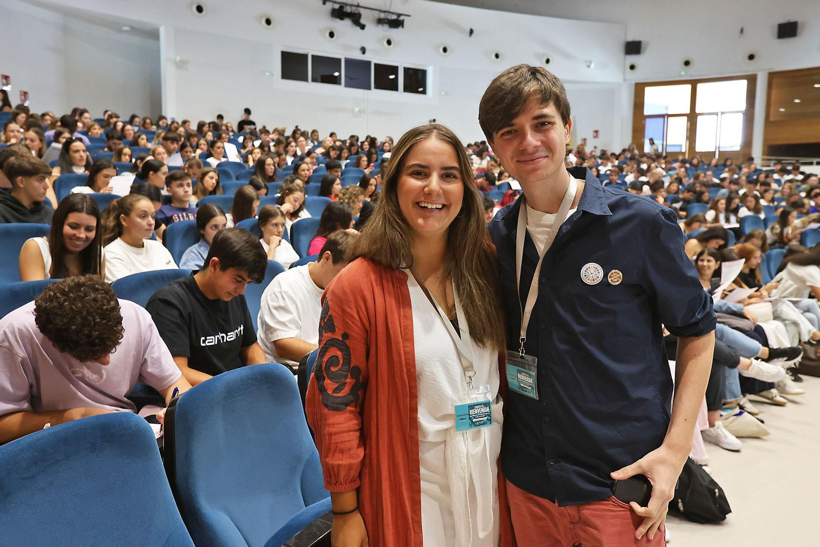 Jornada de bienvenida para estudiantes de nuevo ingreso en la UHU