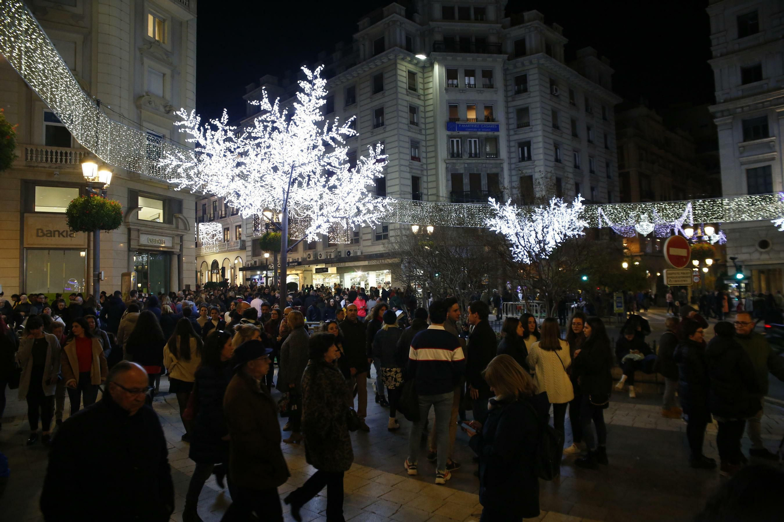 Granada se llena de luces y color con el encendido de la Navidad 2019, en imágenes