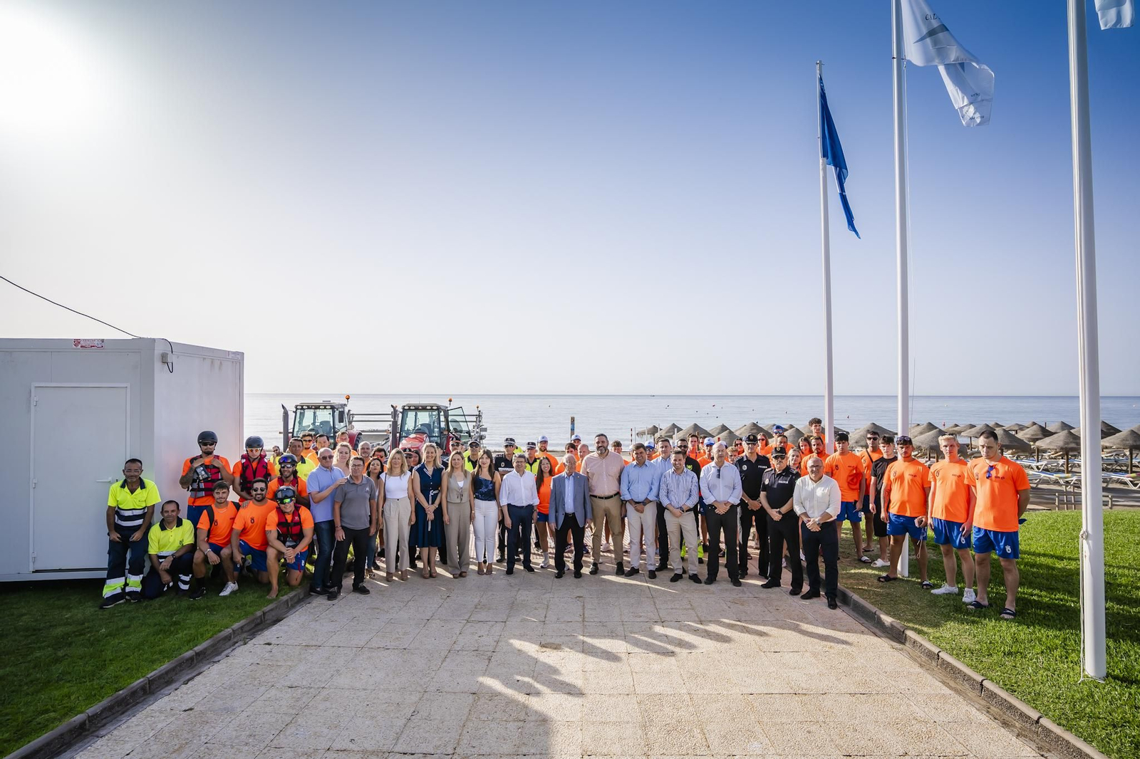 El dispositivo de seguridad del Plan de Playas de Roquetas ha sido presentado este jueves.