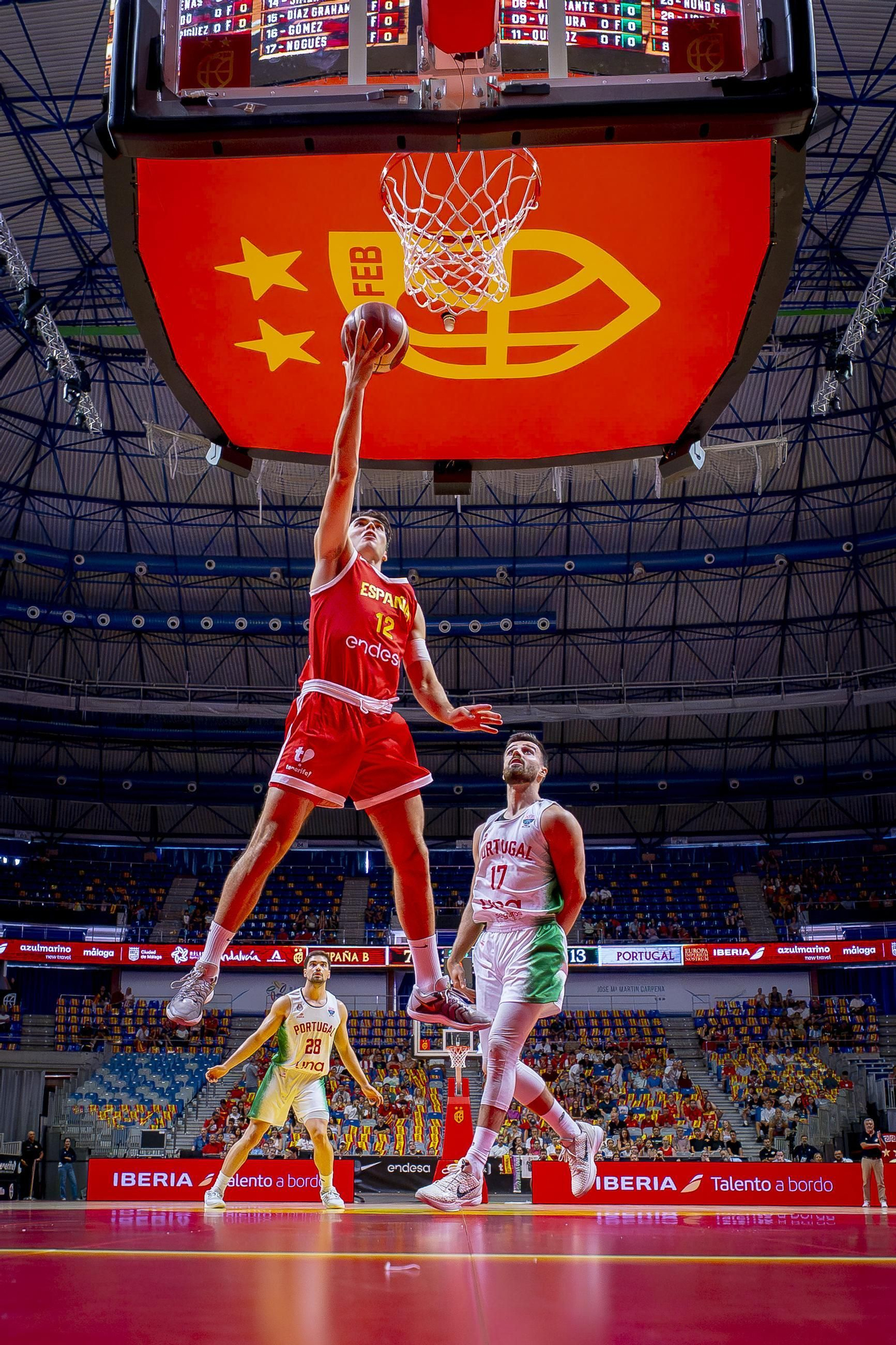 España B - Portugal en Málaga, en fotos