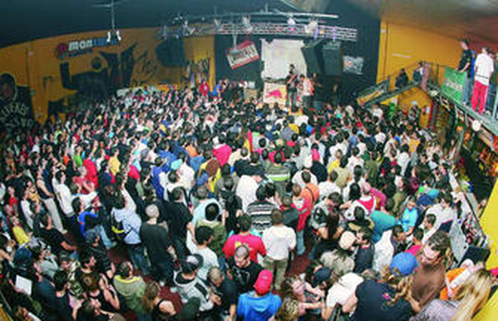 Aspecto de la Sala Microlibre en un concierto celebrado anteriormente.