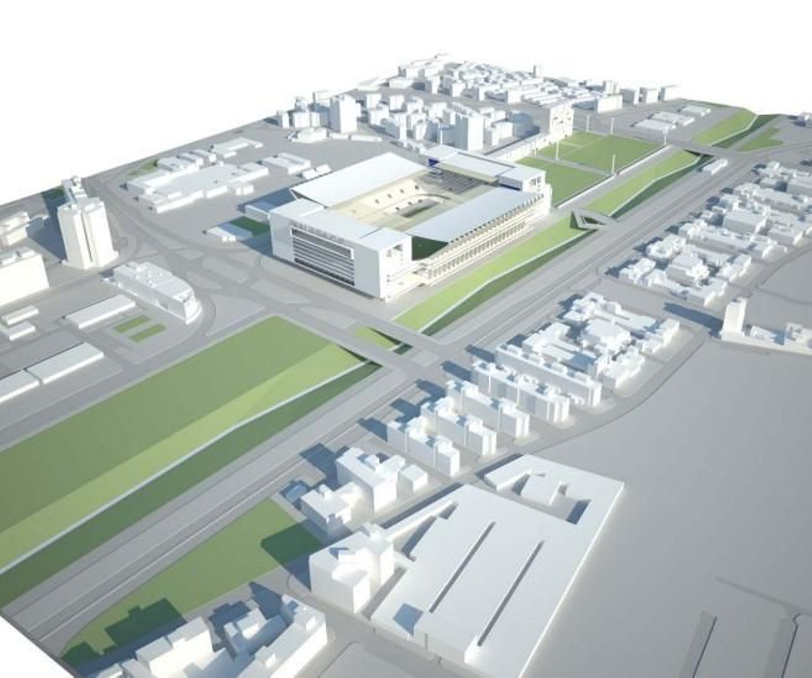 Así era el proyecto para hacer crecer La Rosaleda a 50.000 espectadores en 2012