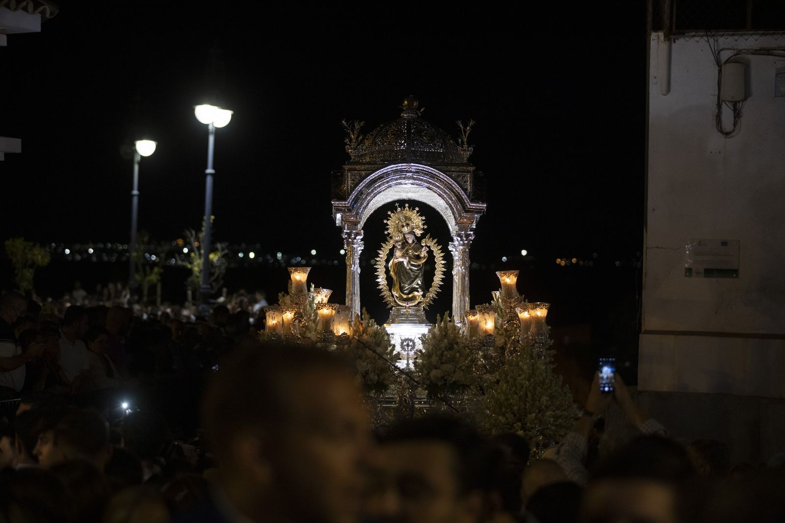 Imágenes de la recogida de la Virgen de la Cinta 2022