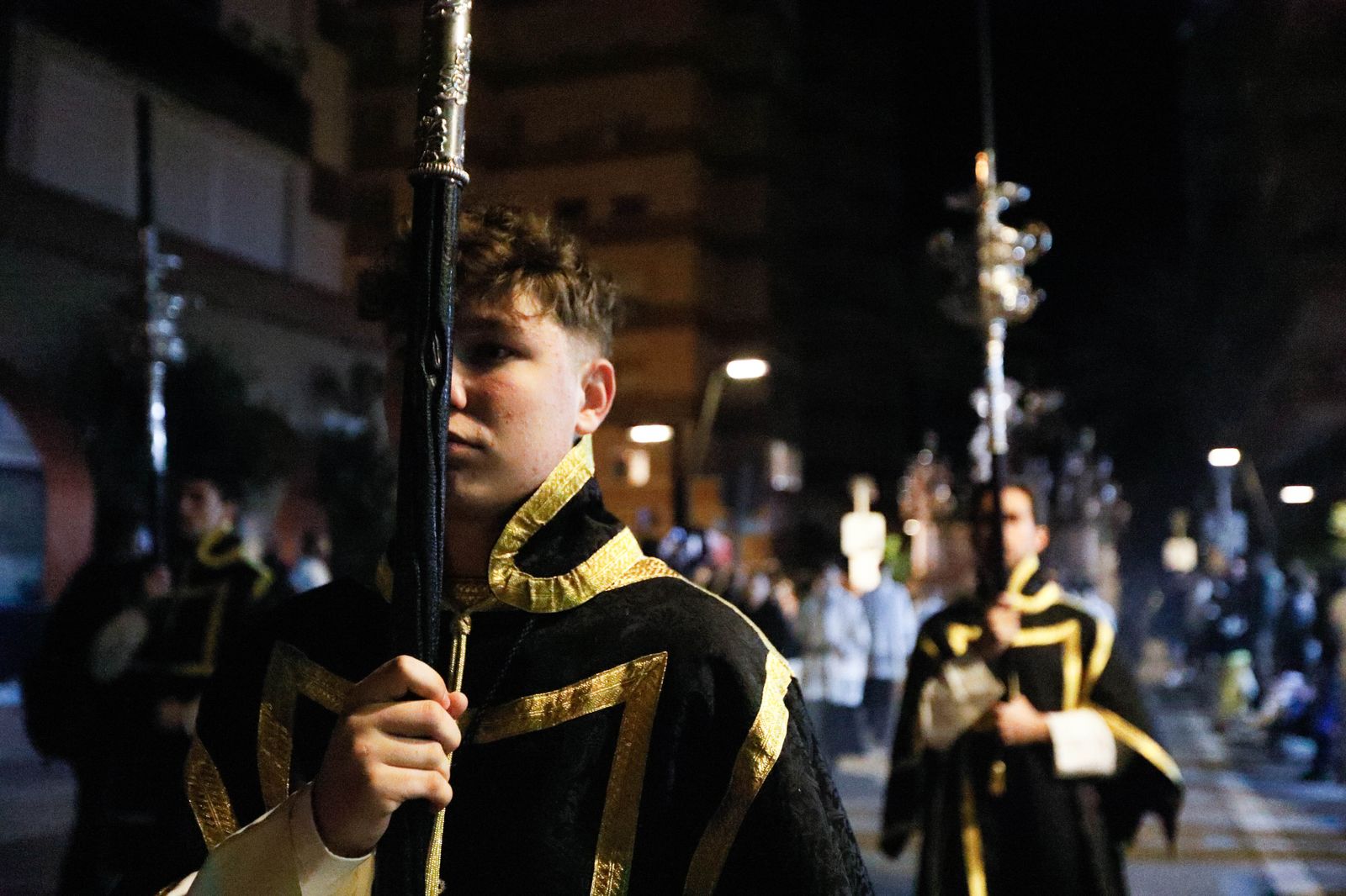 La procesión de La Caridad de Almería, en imágenes