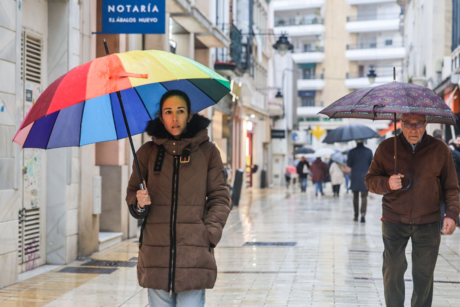 Fotografías de las precipitaciones por la borrasca Ingrid en la ciudad