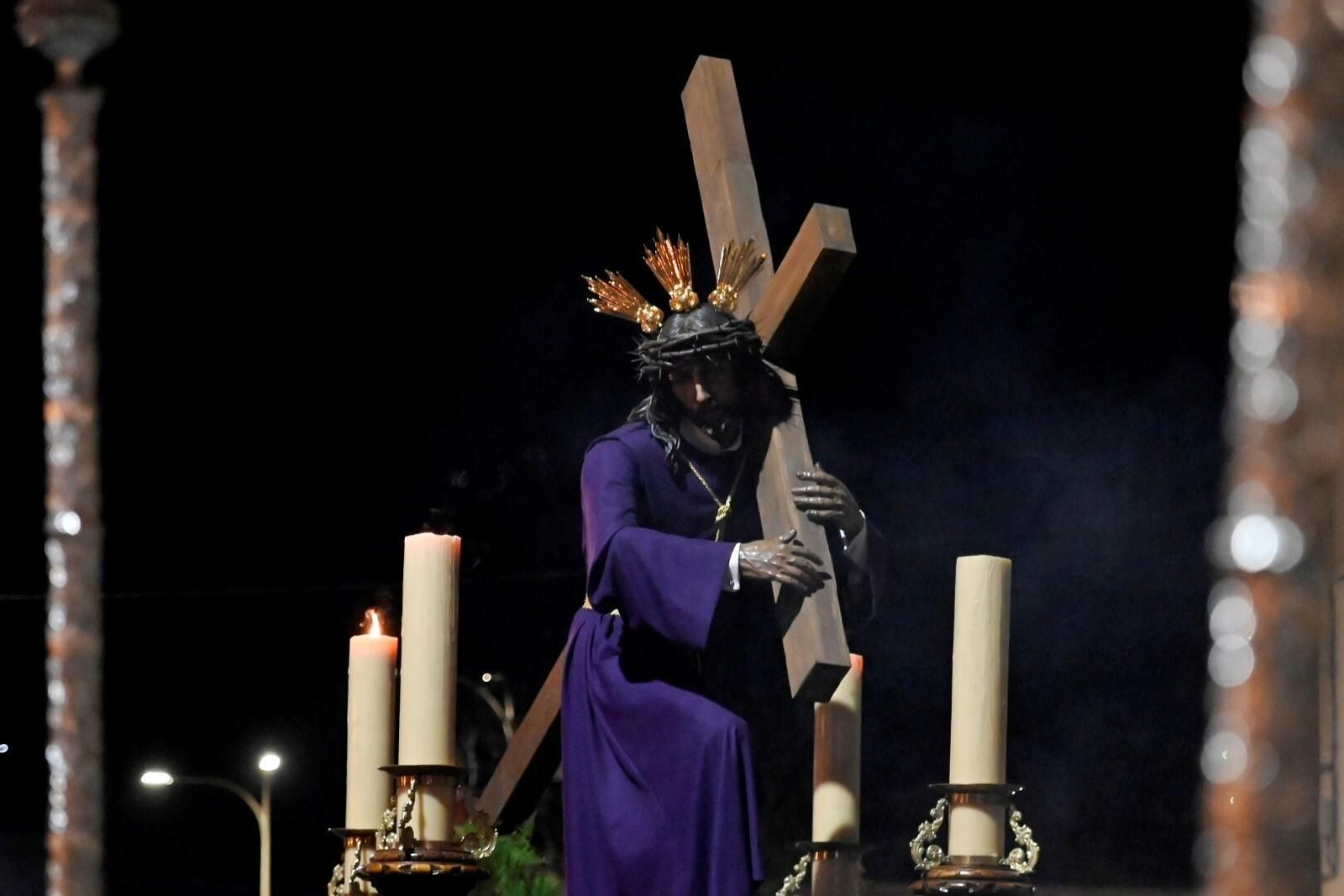Las imágenes de los vía crucis del primer viernes de Cuaresma en Córdoba