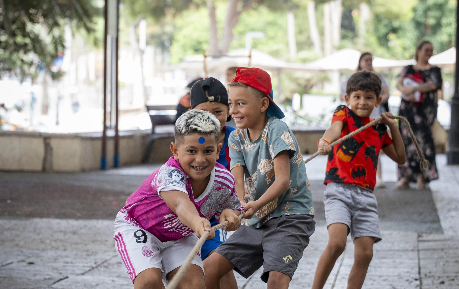 Las mejores fotos de los juegos infantiles en la Feria de Almería