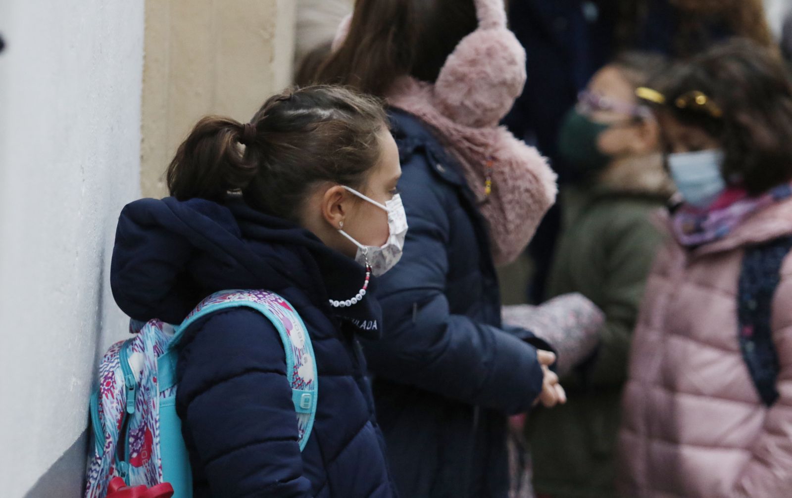 Las imágenes de la vuelta al colegio en Córdoba tras las vacaciones de Navidad