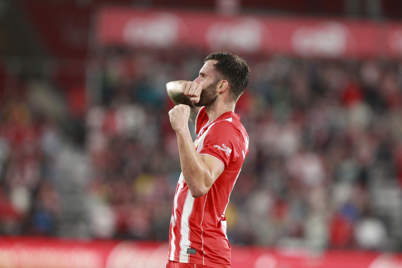 Imágenes del partido de fútbol U.D. Almería-Getafe C.F.