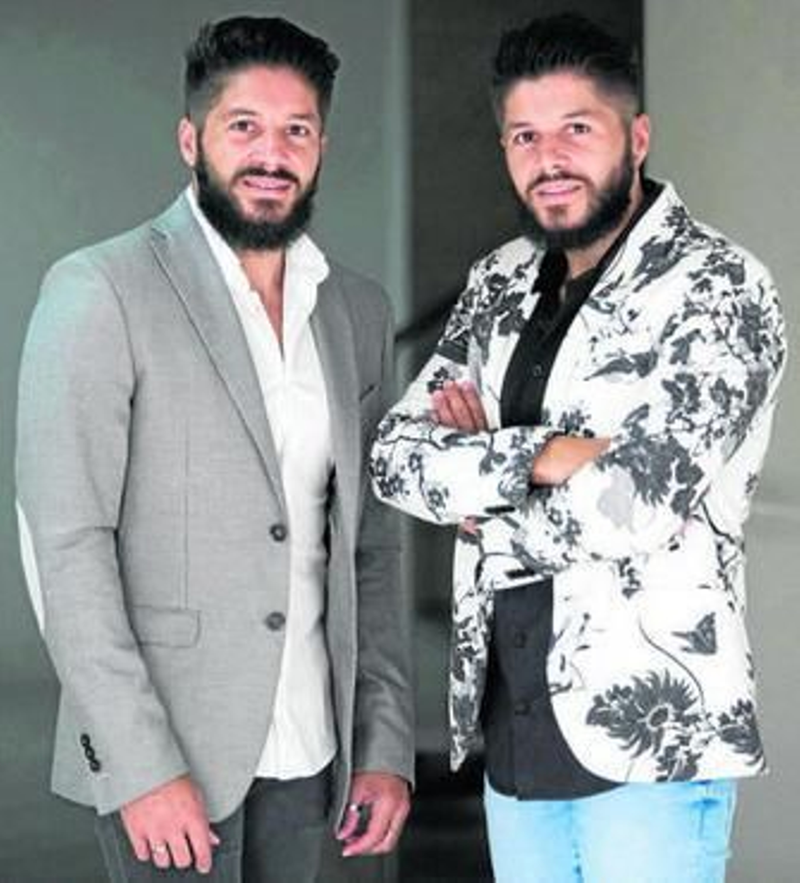 Los Mellis, momentos antes de la entrevista en la redacción de 'Diario de Sevilla'.