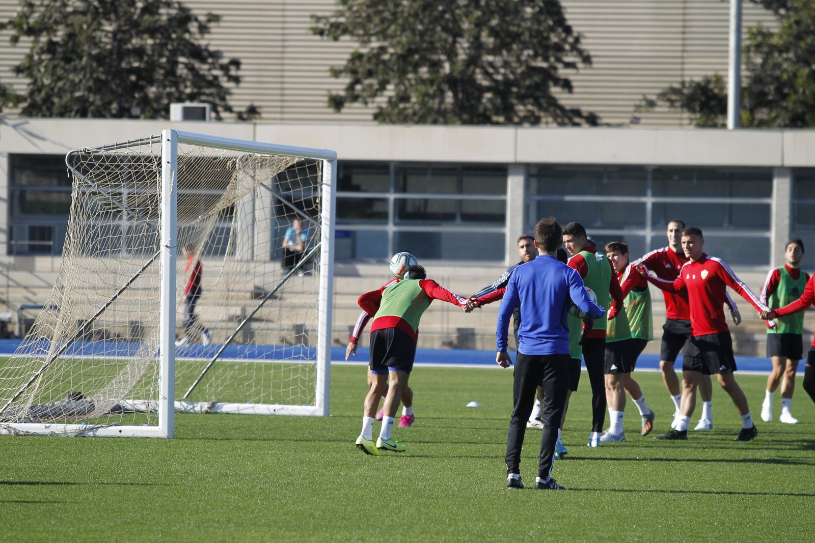 Fotogalería del entrenamiento del Almería previa al partido ante el Numancia