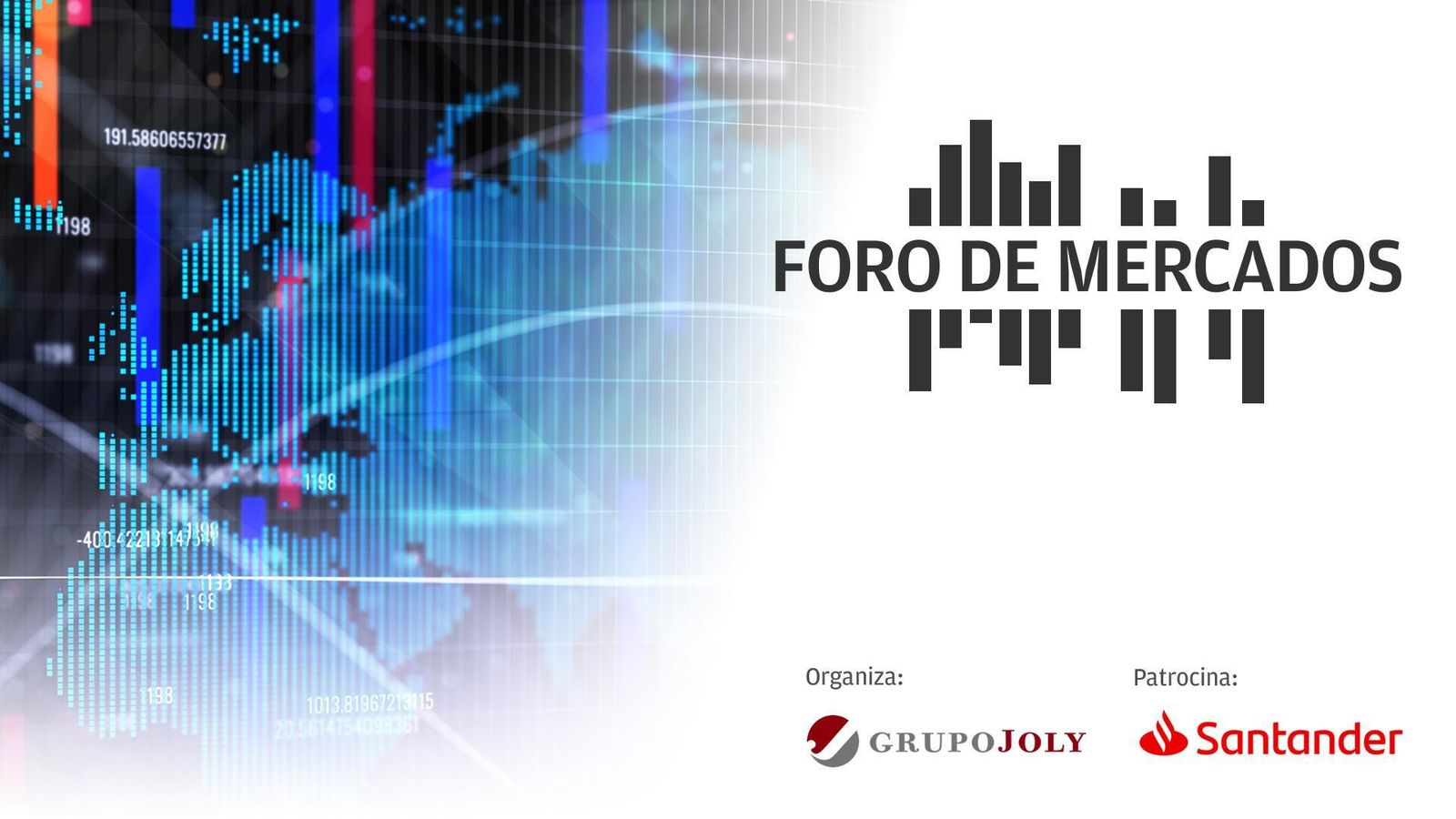 Sigue en directo el Foro de Mercados de Banco Santander y Grupo Joly desde las 13:00 horas