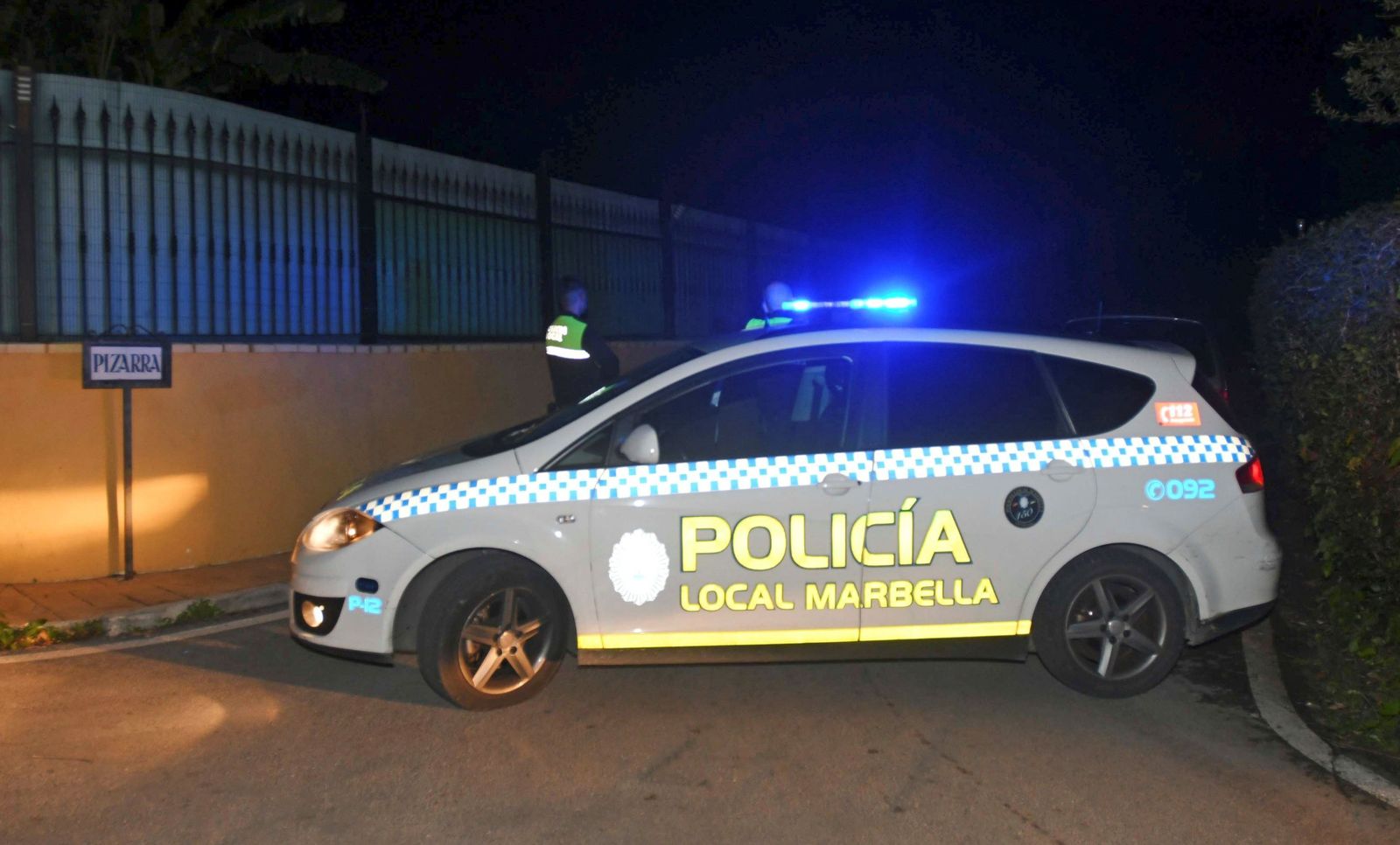 Imagen de archivo de un coche patrulla de la policía local de Marbella