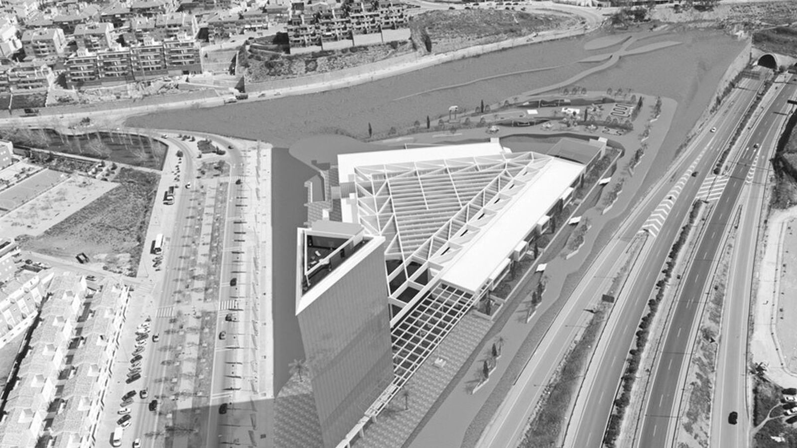 Los rascacielos que son y los que no llegaron a levantarse en Granada, en imágenes