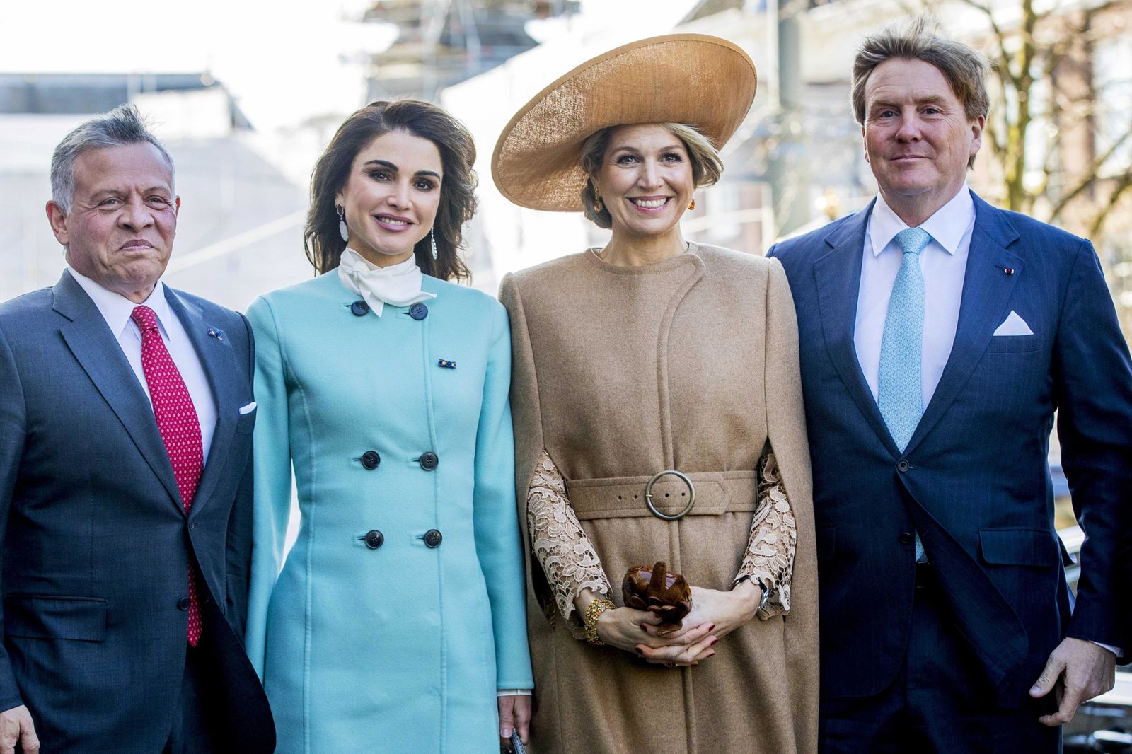 Rania de Jordania y Máxima de Holanda, juntas en La Haya.