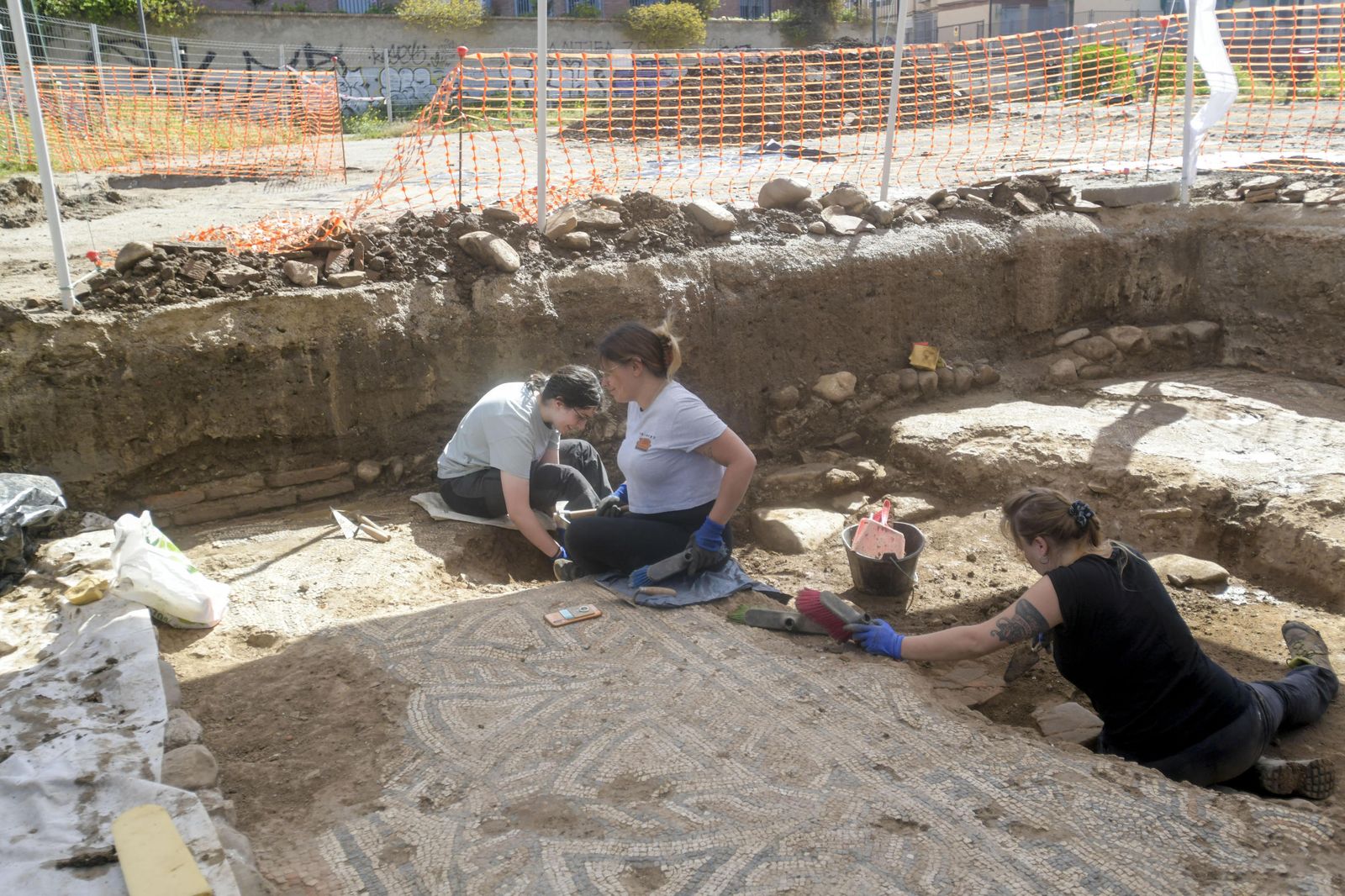 Así es la villa romana de la calle Primavera de Granada