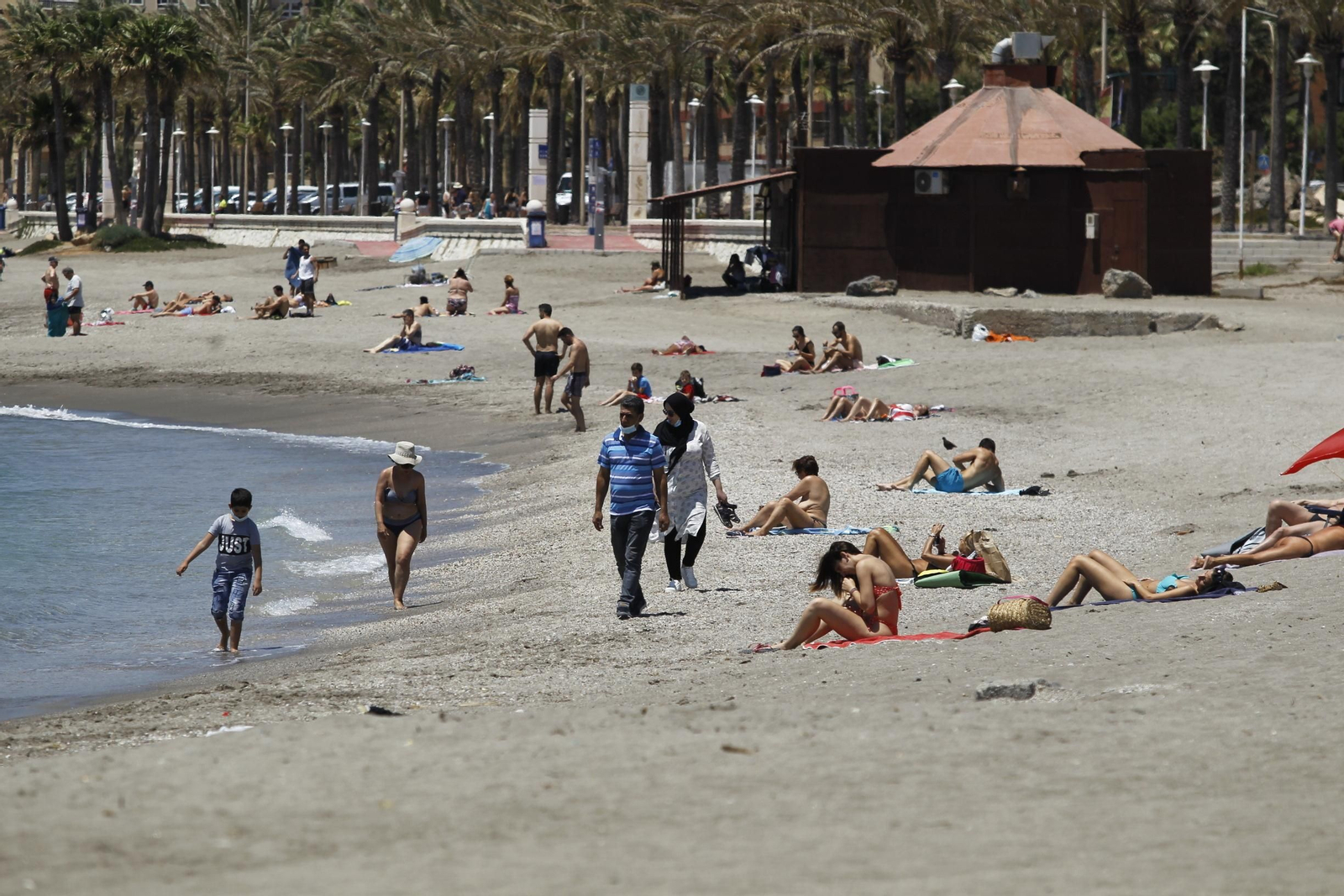Las playas de Almería podrán acoger a 138.181 personas a la vez con la distancia de seguridad de dos metros