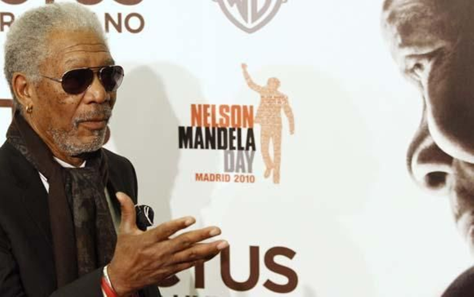Morgan Freeman: "Mandela, junto a Gandhi, ha sido el mejor político del mundo"