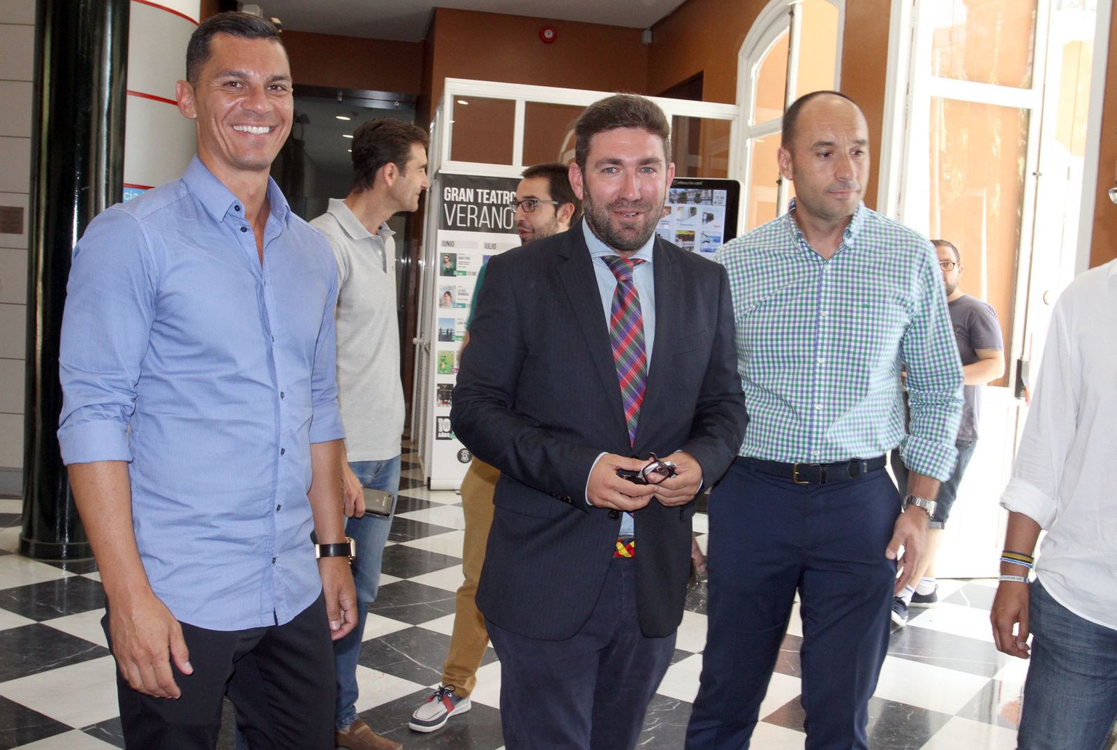 Presentación de Javi Casquero como nuevo entrenador del Recreativo de Huelva
