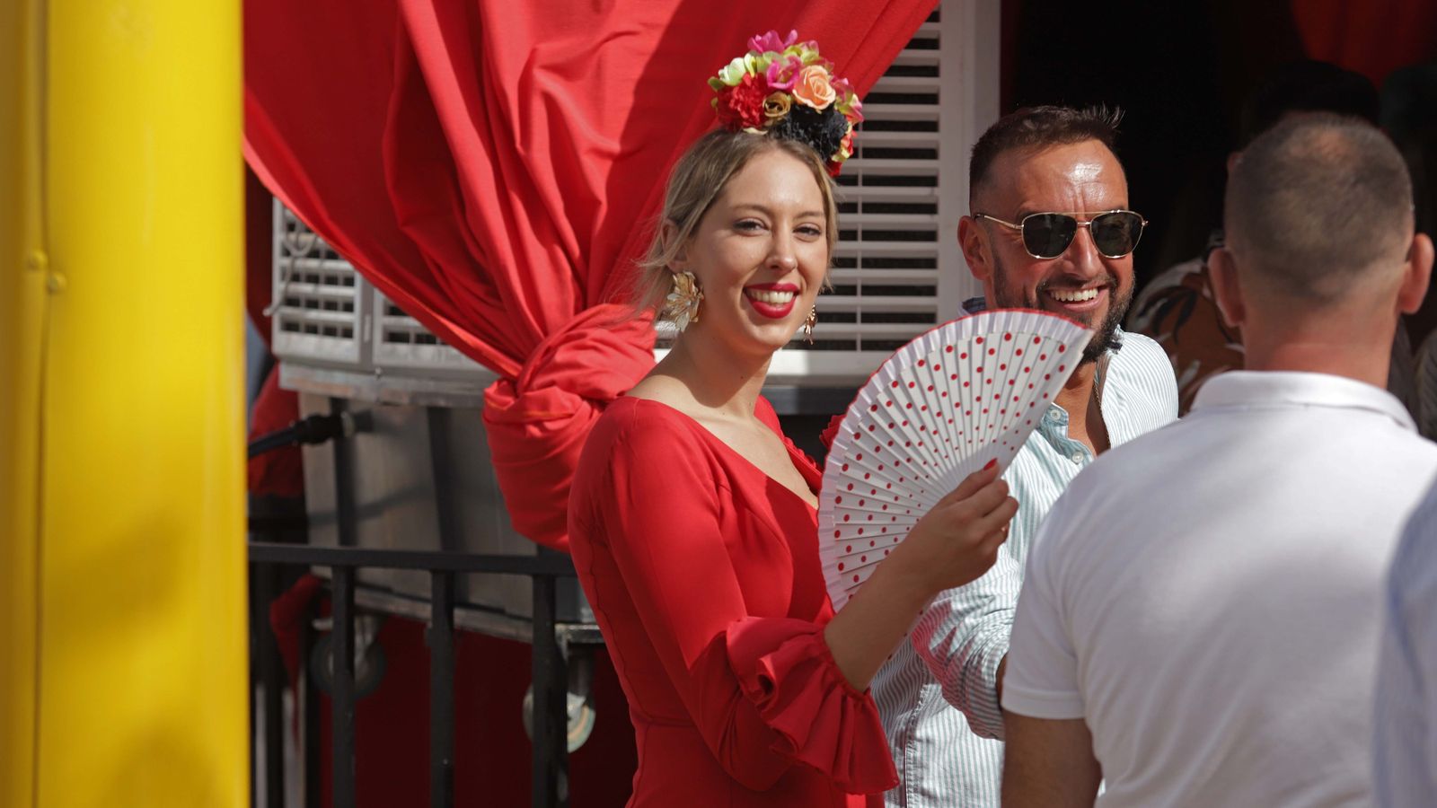 Fotos del Domingo por Sevillanas en la Feria Real de Algeciras