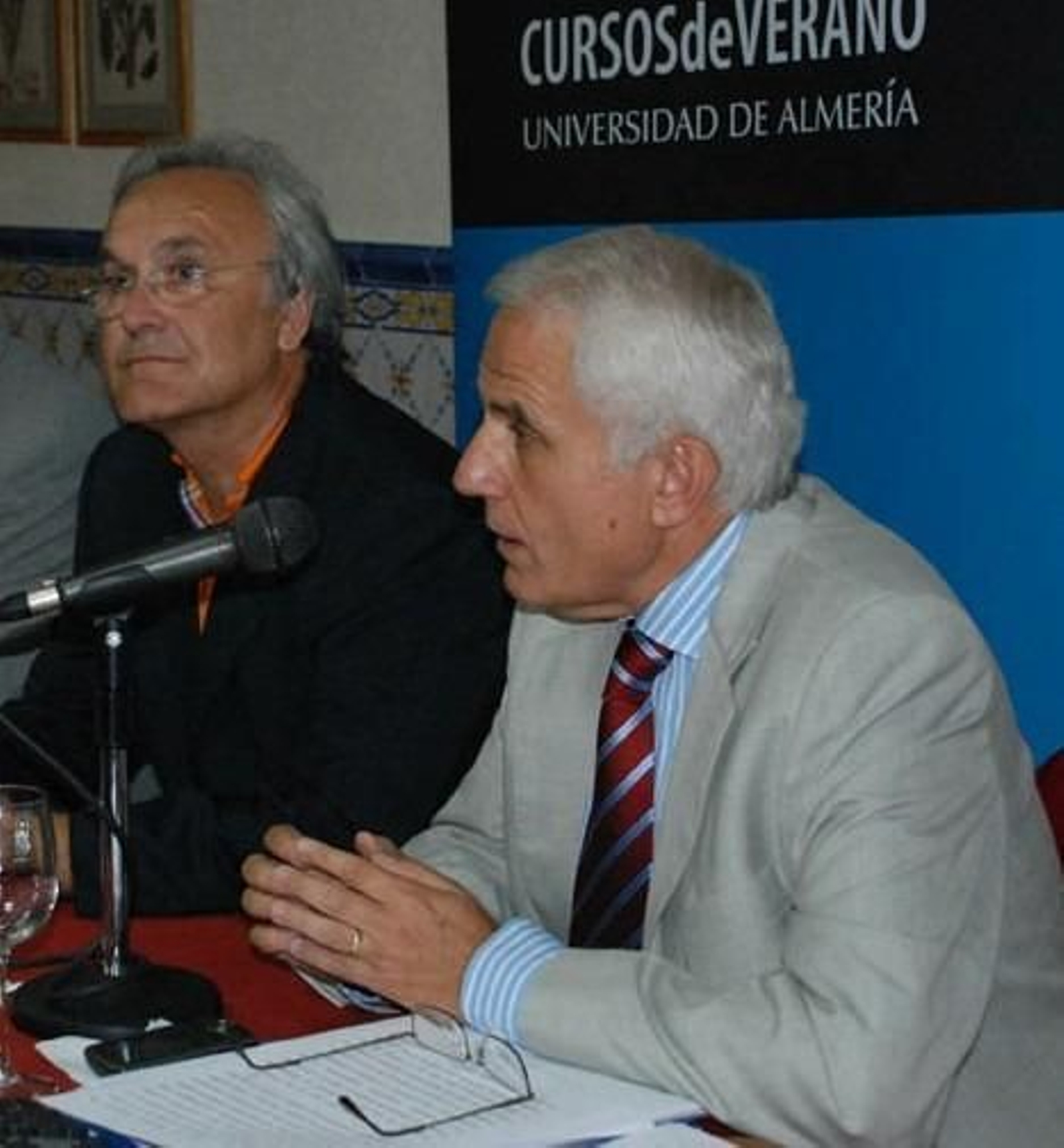 Con Antonio Pascual cuando éste era consejero