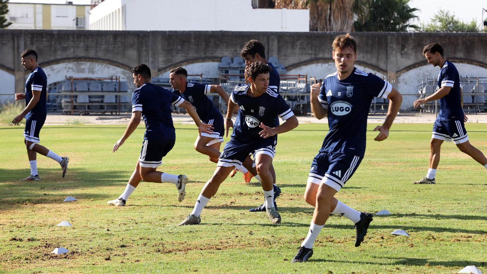 Primer entrenamiento del Xerez CD en el Pedro Garrido de Jerez