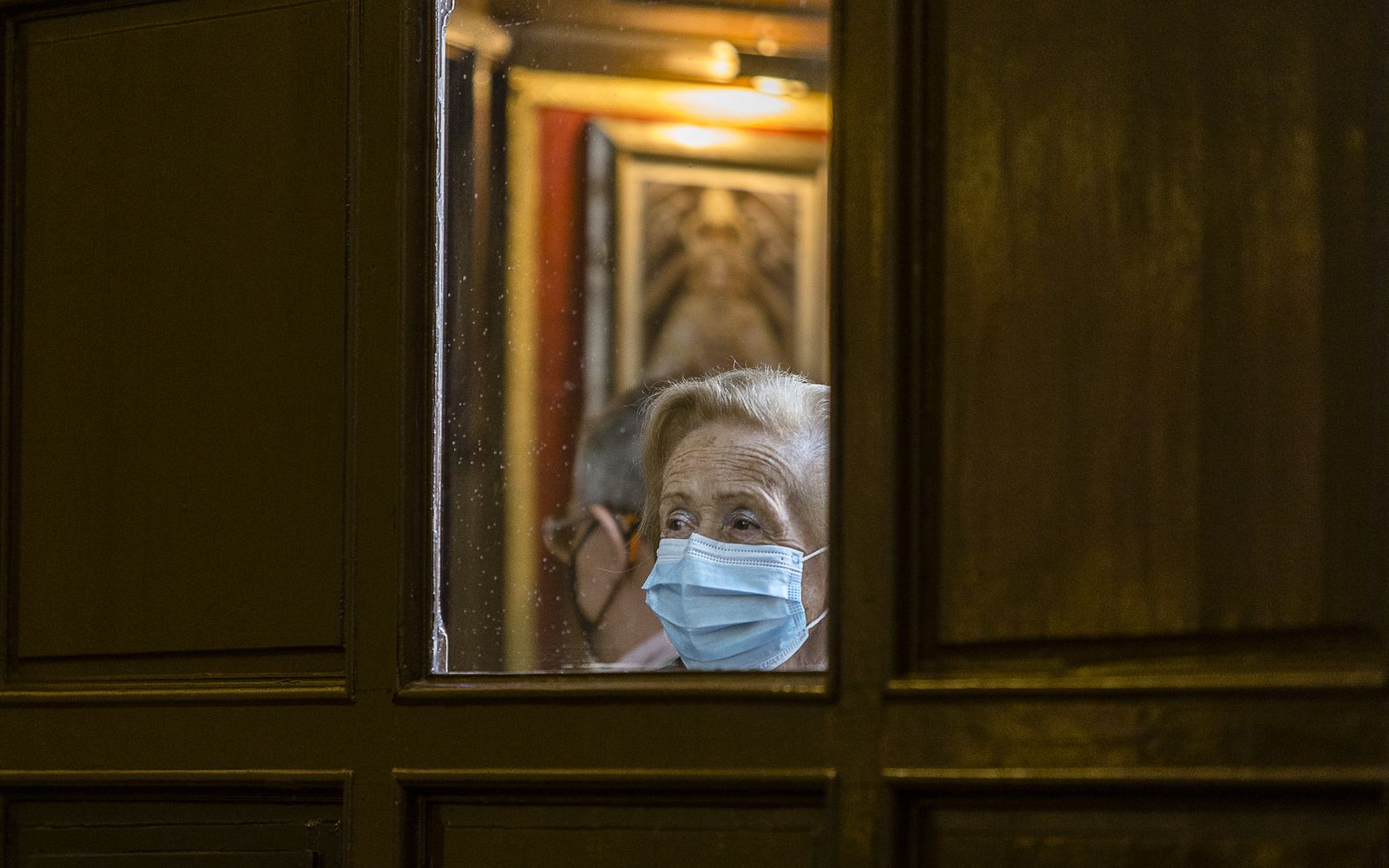 Imágenes de la celebración del día de la Virgen del Rosario en la iglesia de Santo Domingo
