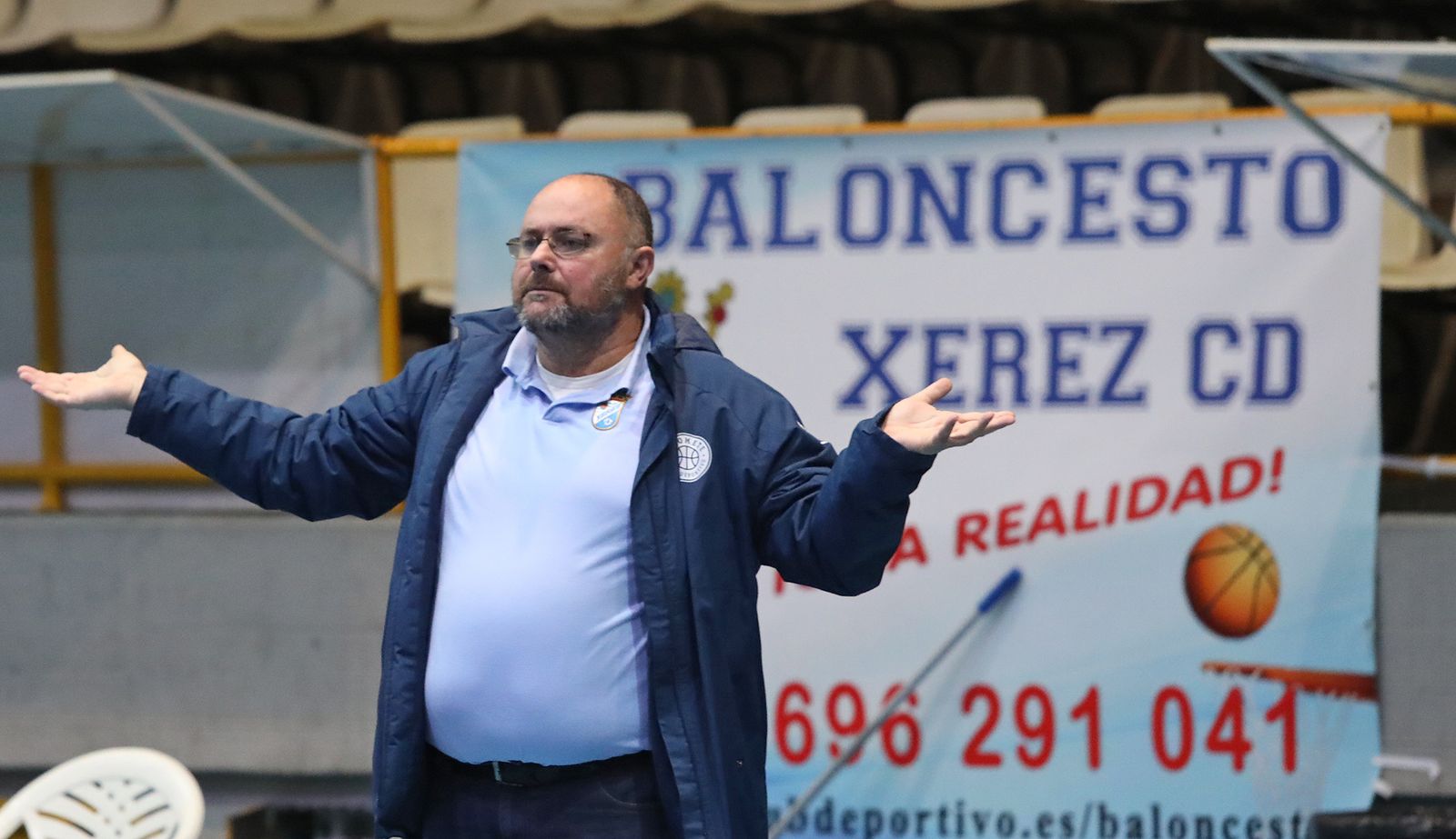 Julián Martínez, técnico del Baloncesto Xerez CD.