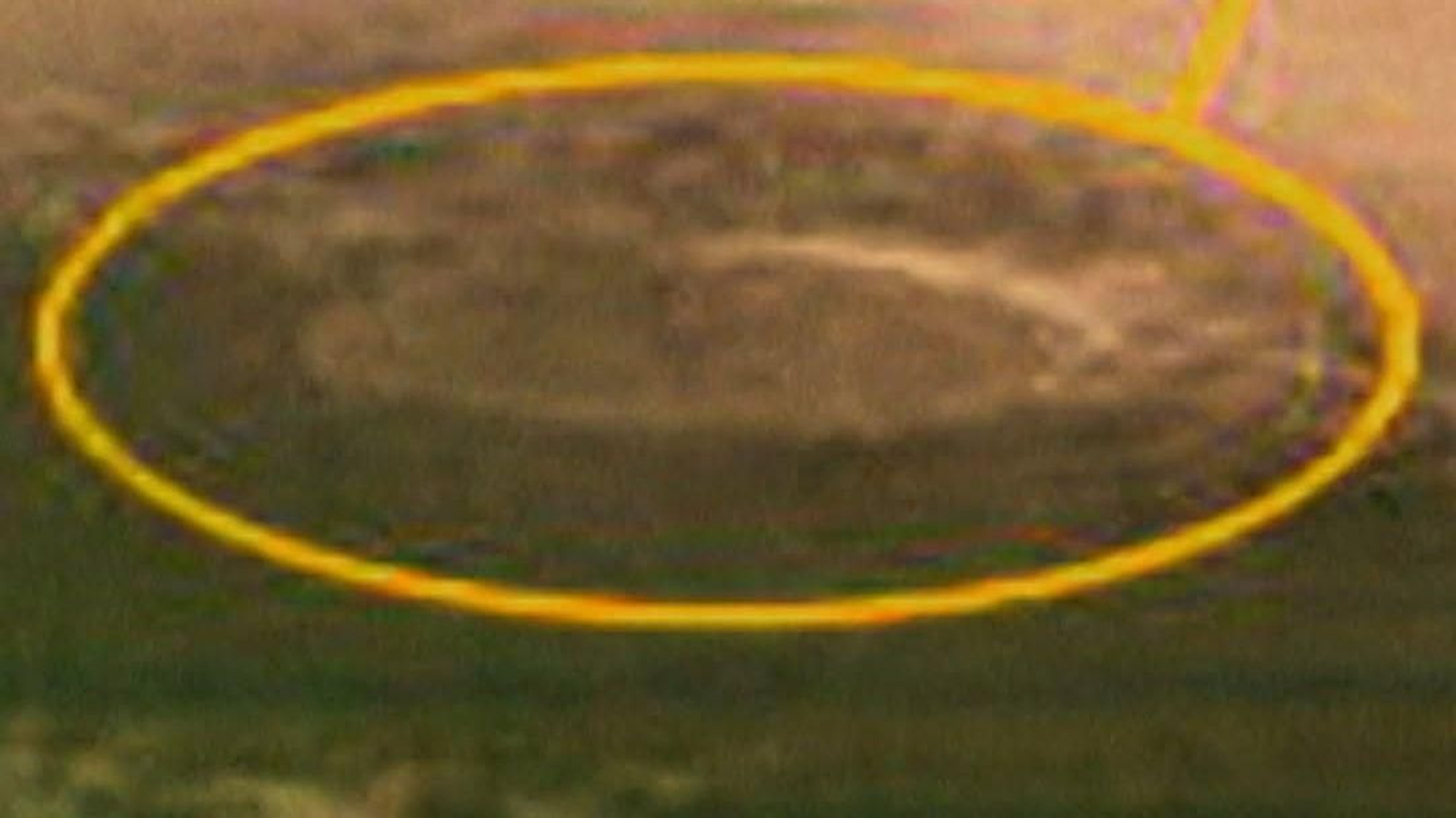 Cráter en la Bahía de Cádiz