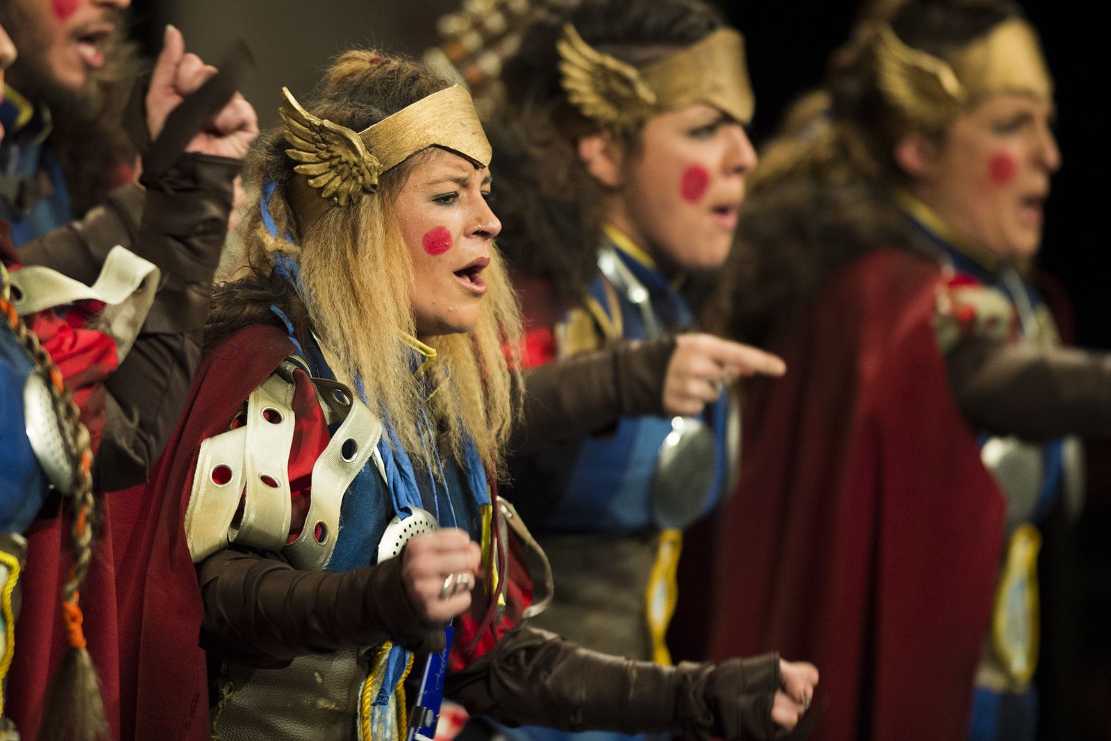 Las imágenes de la sexta función clasificatoria